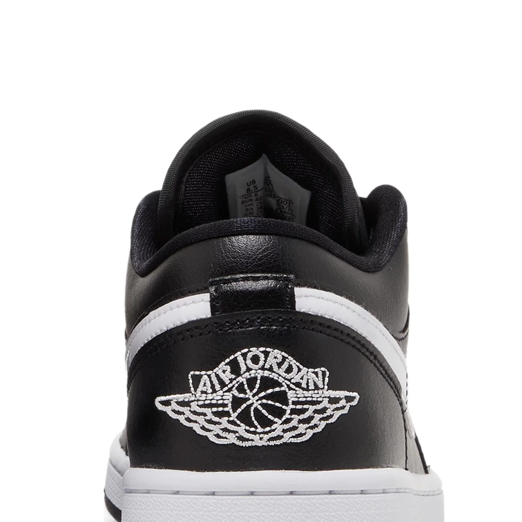Air Jordan 1 Low 'Black White' Women's (2022) - Image 7