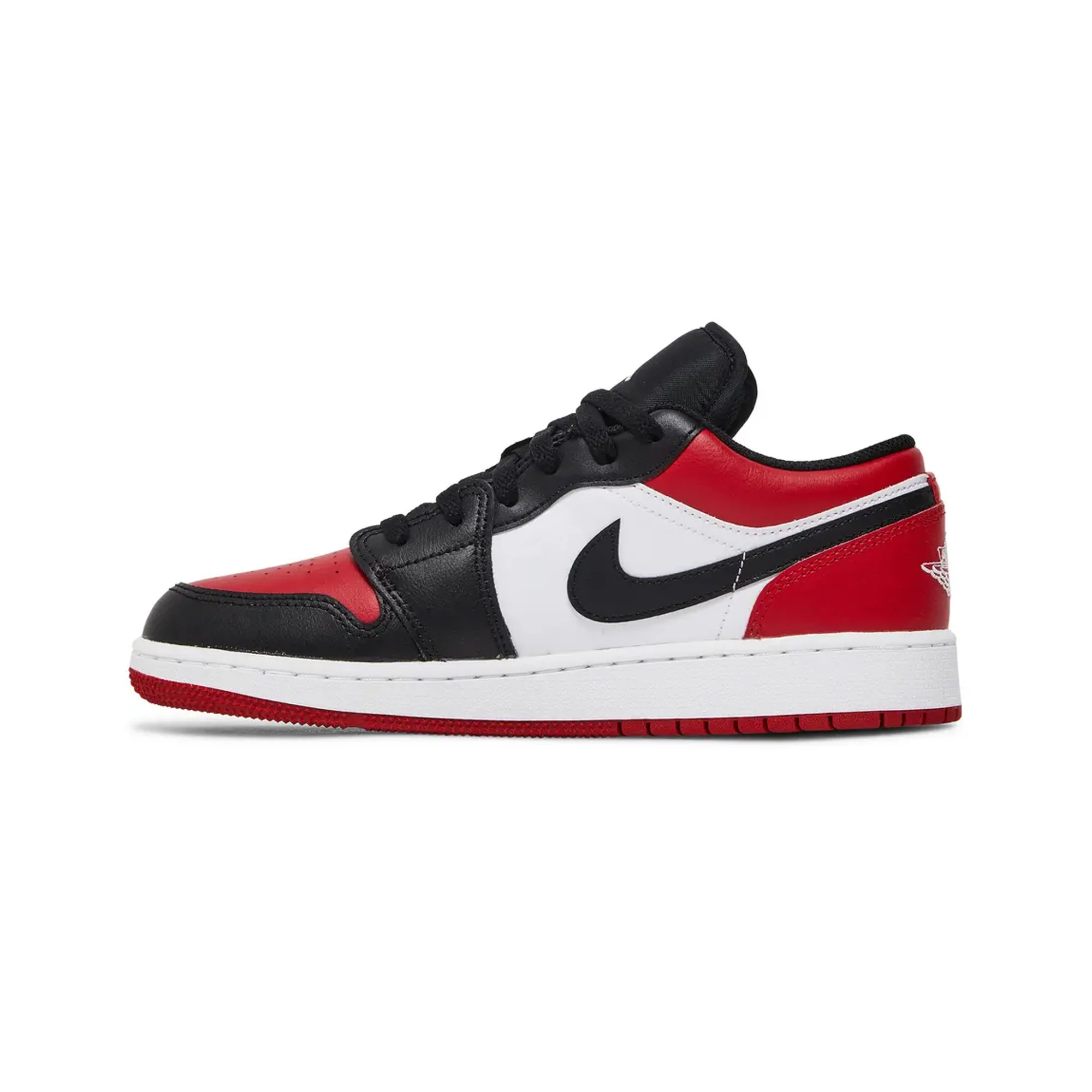Air Jordan 1 Low 'Bred Toe' GS (2021) - Image 3