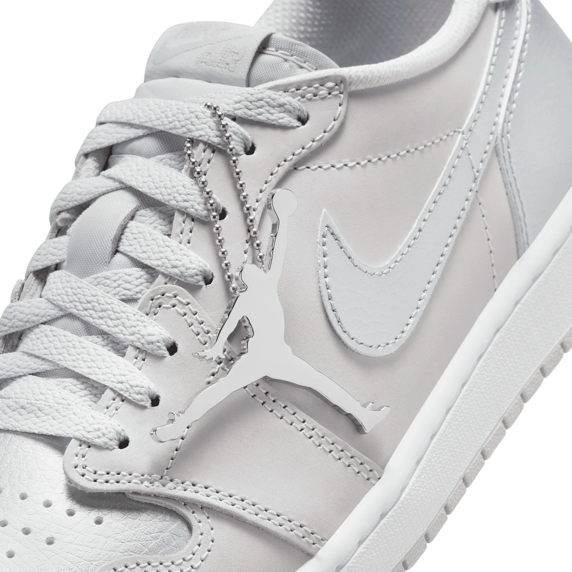 Air Jordan 1 Low OG 'Metallic Silver' (2024) - Image 6