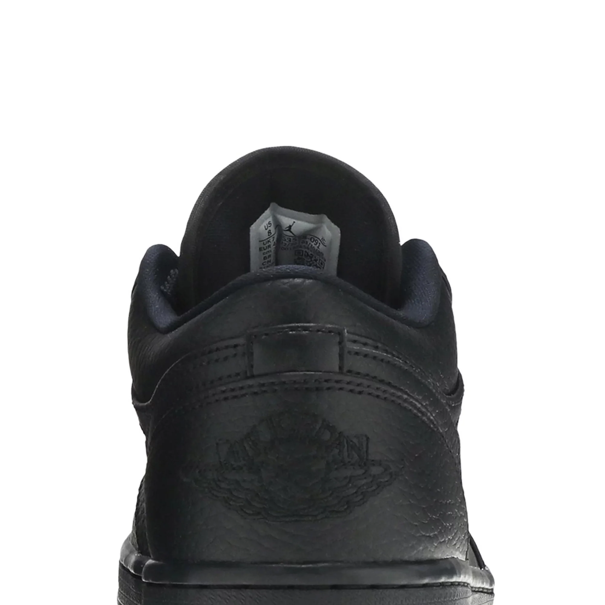 Air Jordan 1 Low 'Triple Black' (2020) - Image 8