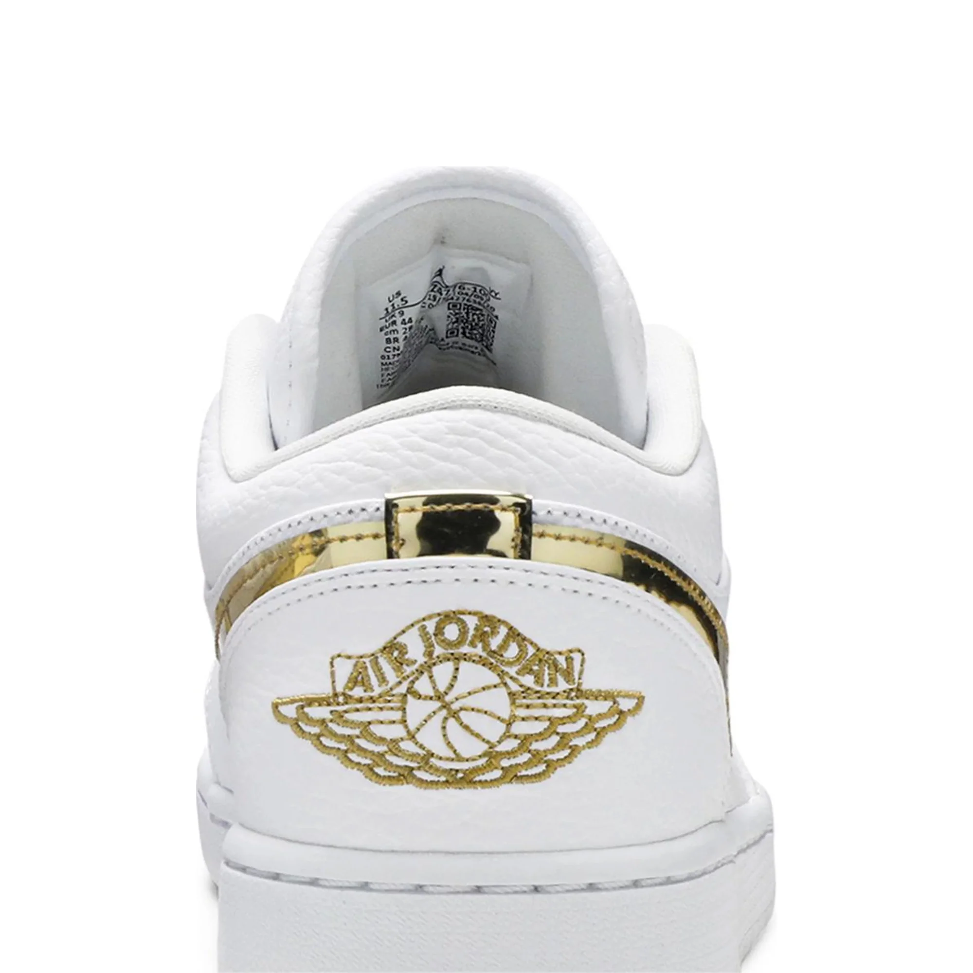 Air Jordan 1 Low 'White Metallic Gold' Women's (2020) - Image 5