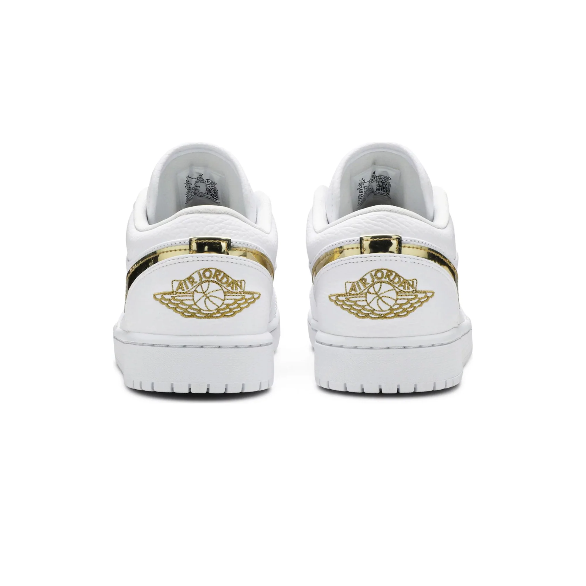 Air Jordan 1 Low 'White Metallic Gold' Women's (2020) - Image 6
