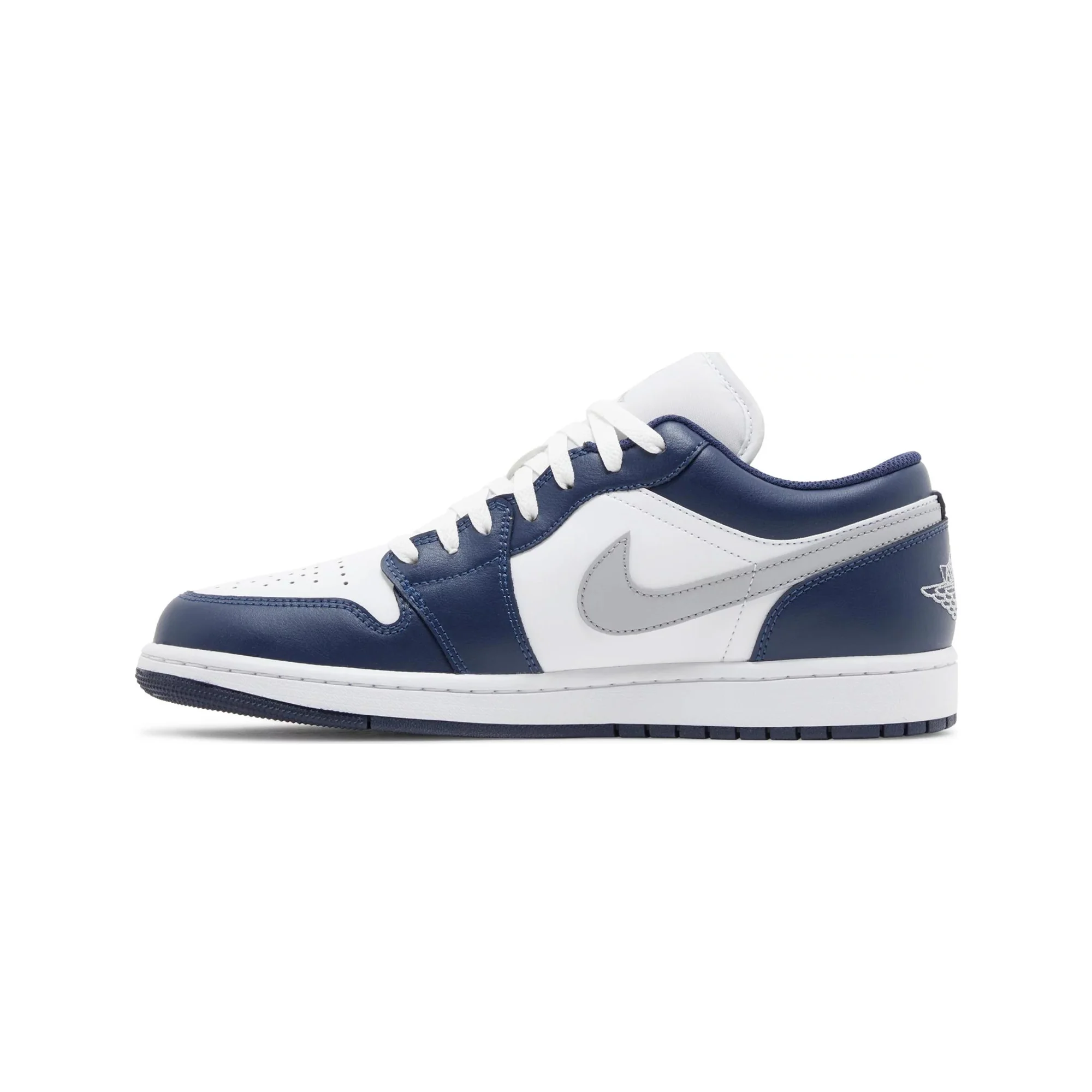 Air Jordan 1 Low 'Wolf Grey Midnight Navy' (2024) - Image 3