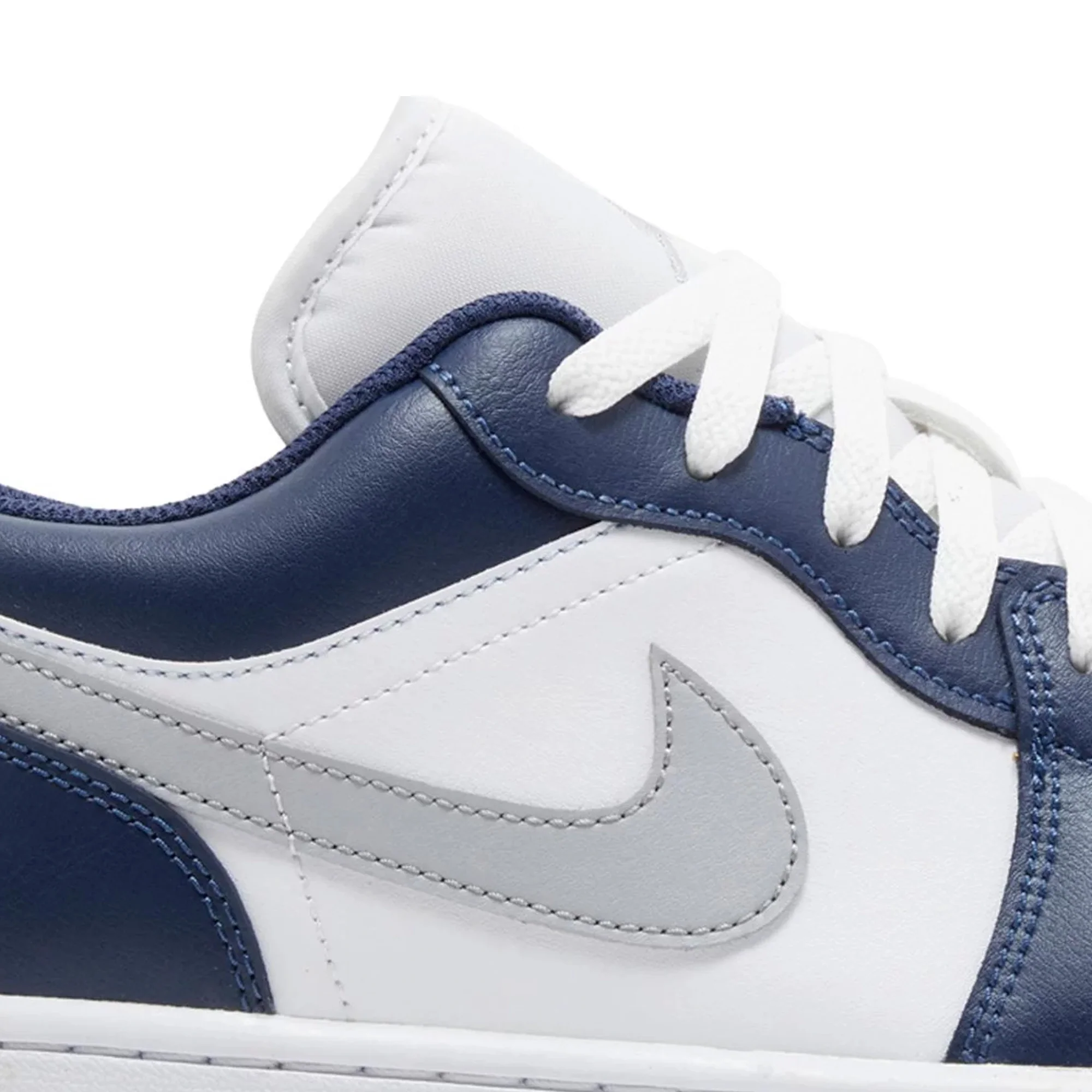 Air Jordan 1 Low 'Wolf Grey Midnight Navy' (2024) - Image 6