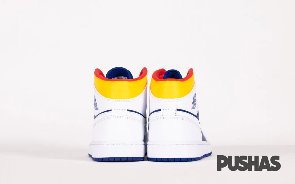 Air Jordan 1 Mid 'Royal Blue Laser Orange' - Image 3