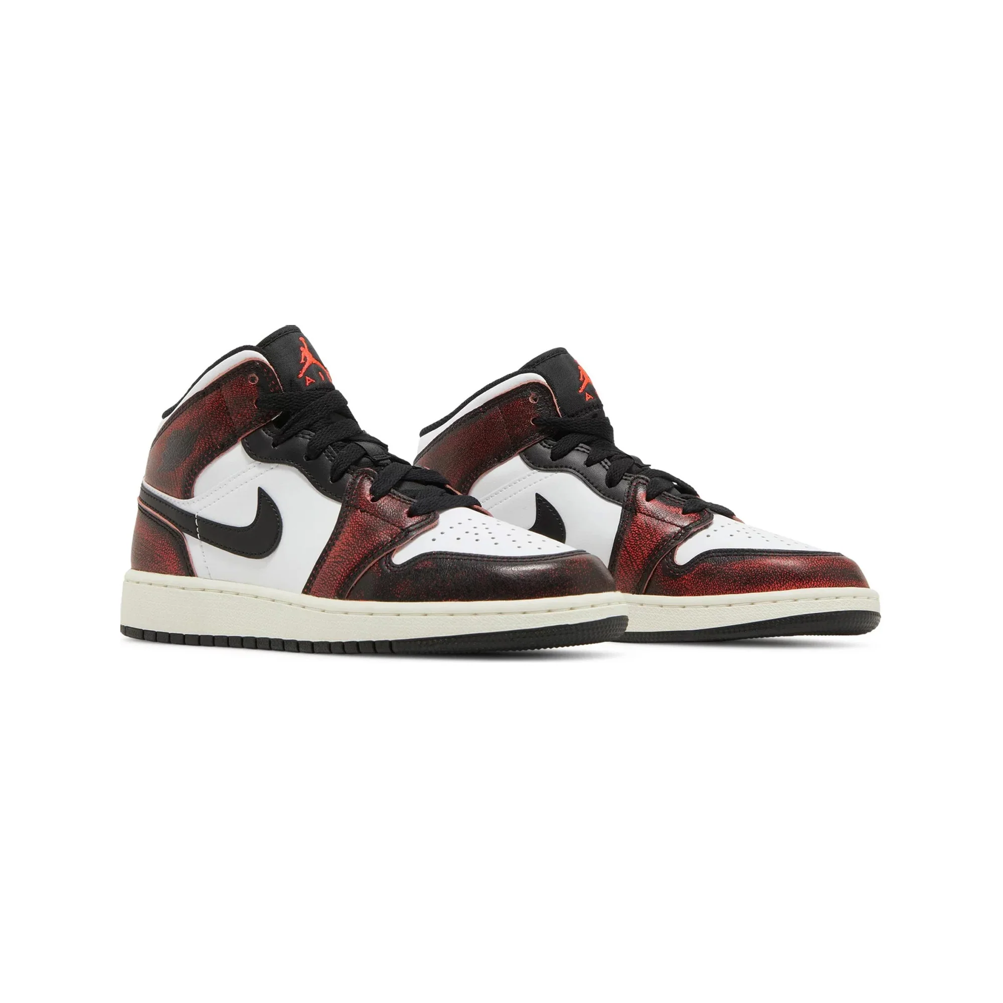 Air Jordan 1 Mid 'Wear-Away Chicago' GS (2022) - Image 2