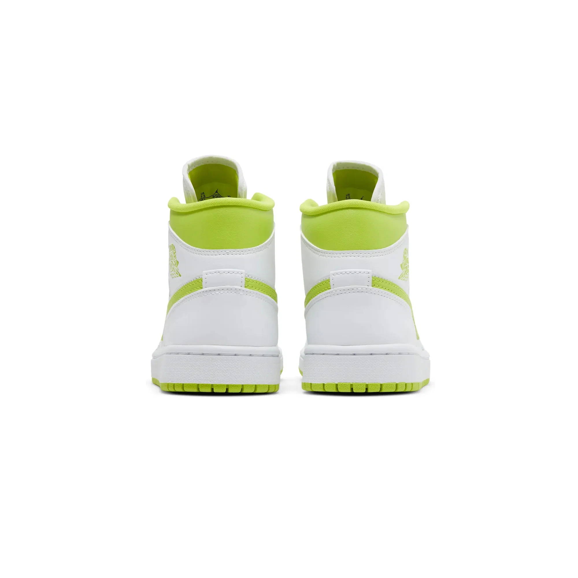 Air Jordan 1 Mid White Lime W (2022) - Image 4