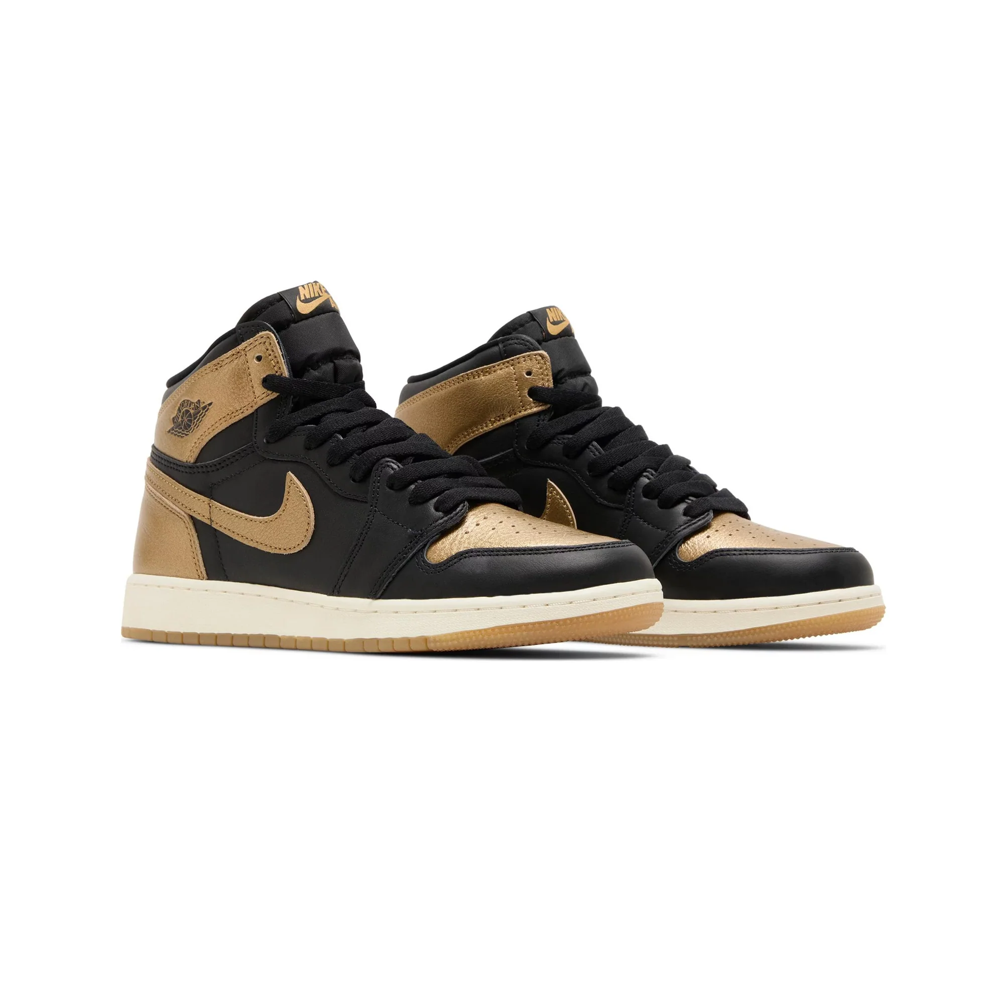 Air Jordan 1 Retro High OG 'Black Metallic Gold' GS (2024) - Image 2