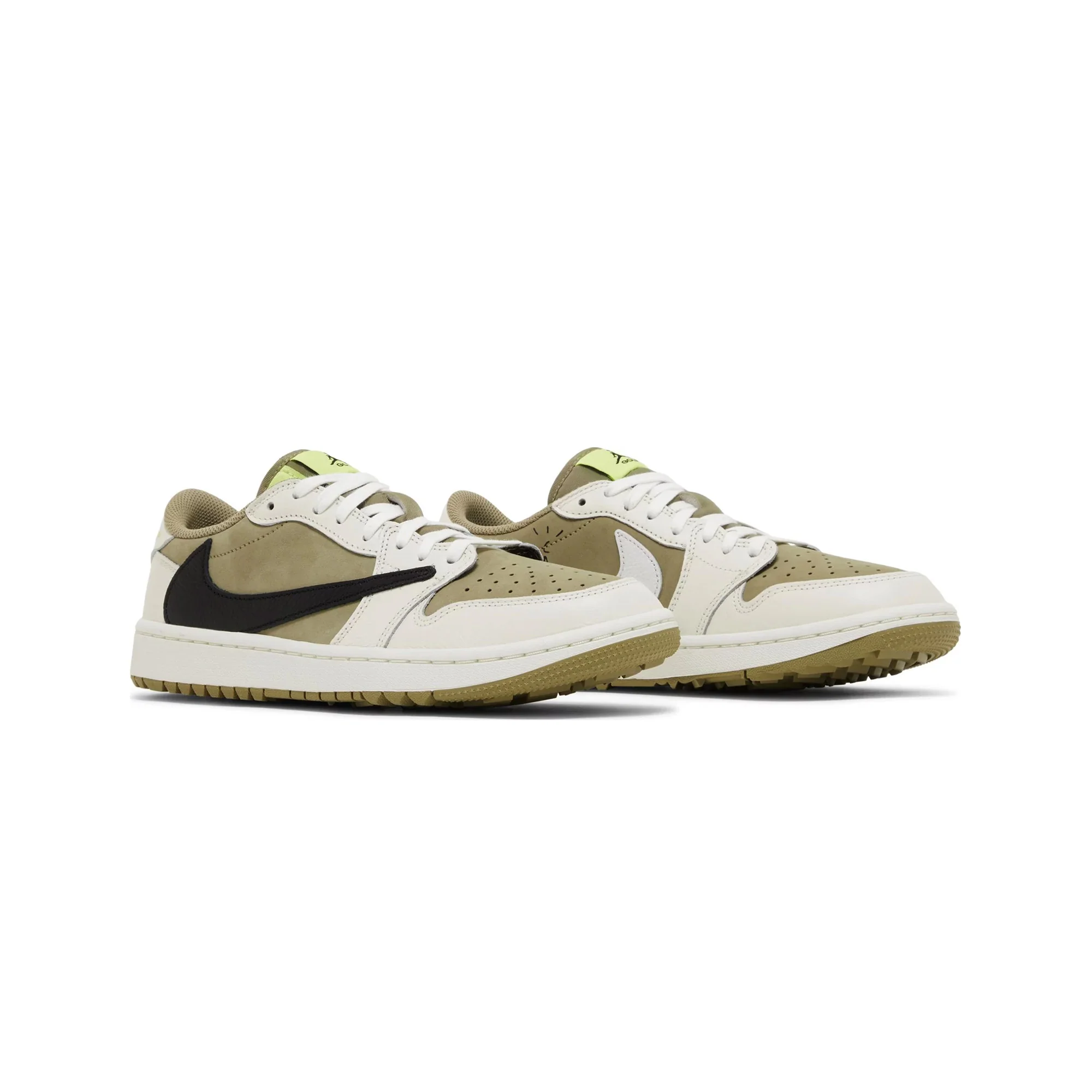 Air Jordan 1 Retro Low Golf Travis Scott 'Neutral Olive' (2023) - Image 2