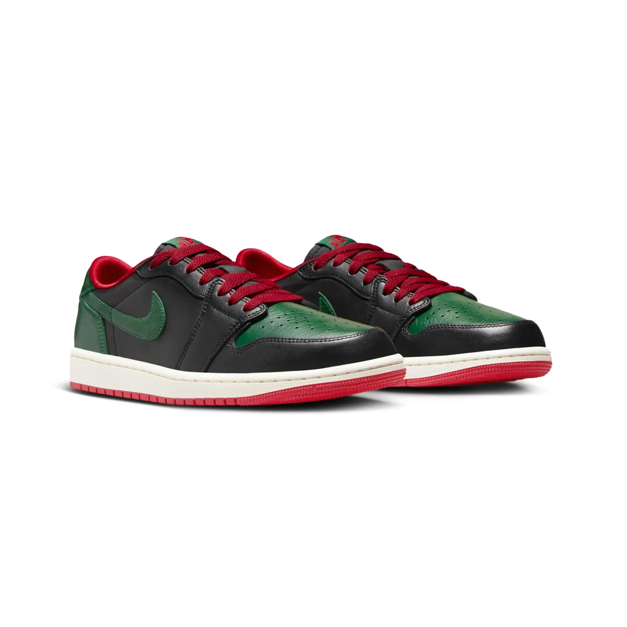 Air Jordan 1 Retro Low OG 'Gorge Green Varsity Red' Women's (2024) - Image 2
