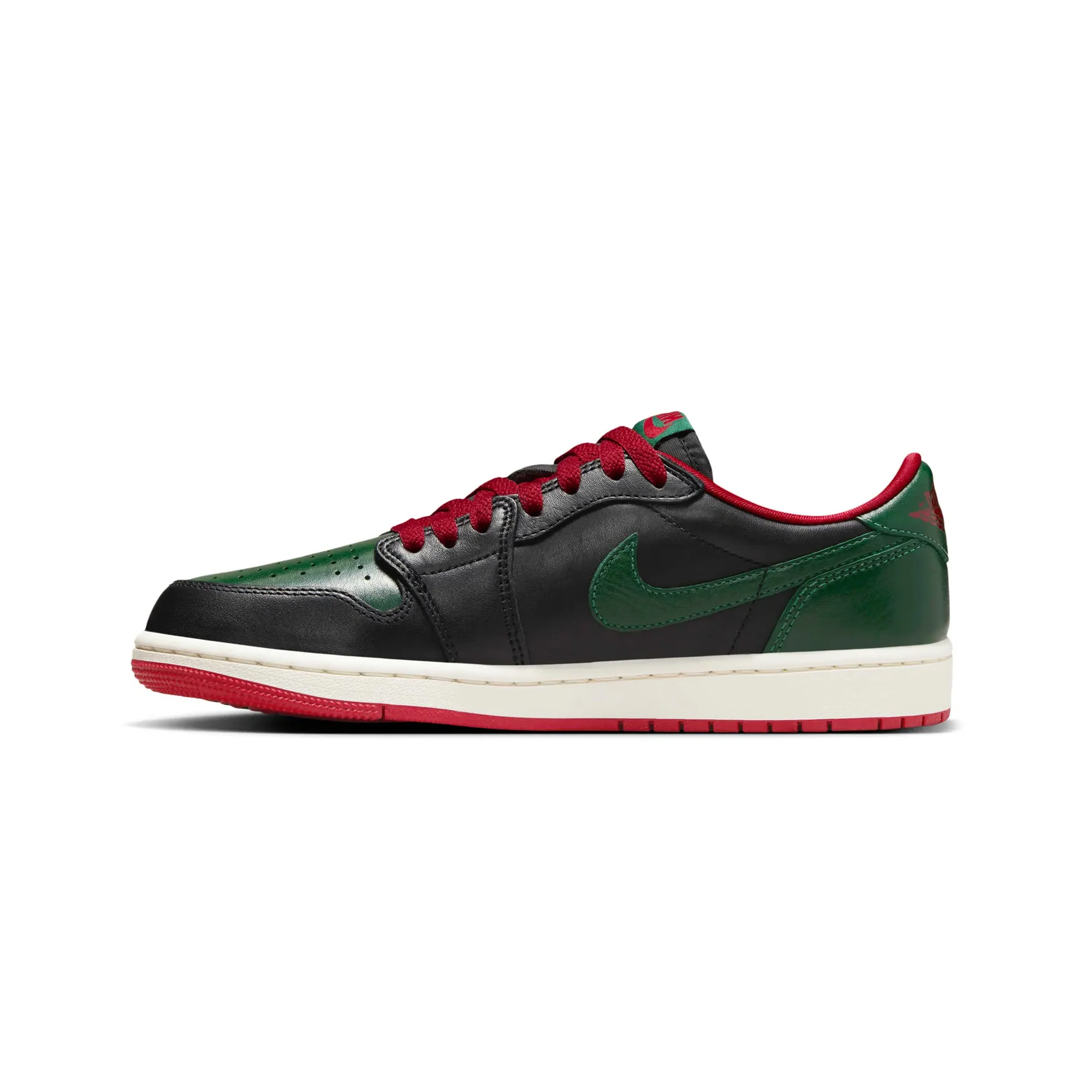 Air Jordan 1 Retro Low OG 'Gorge Green Varsity Red' Women's (2024) - Image 3