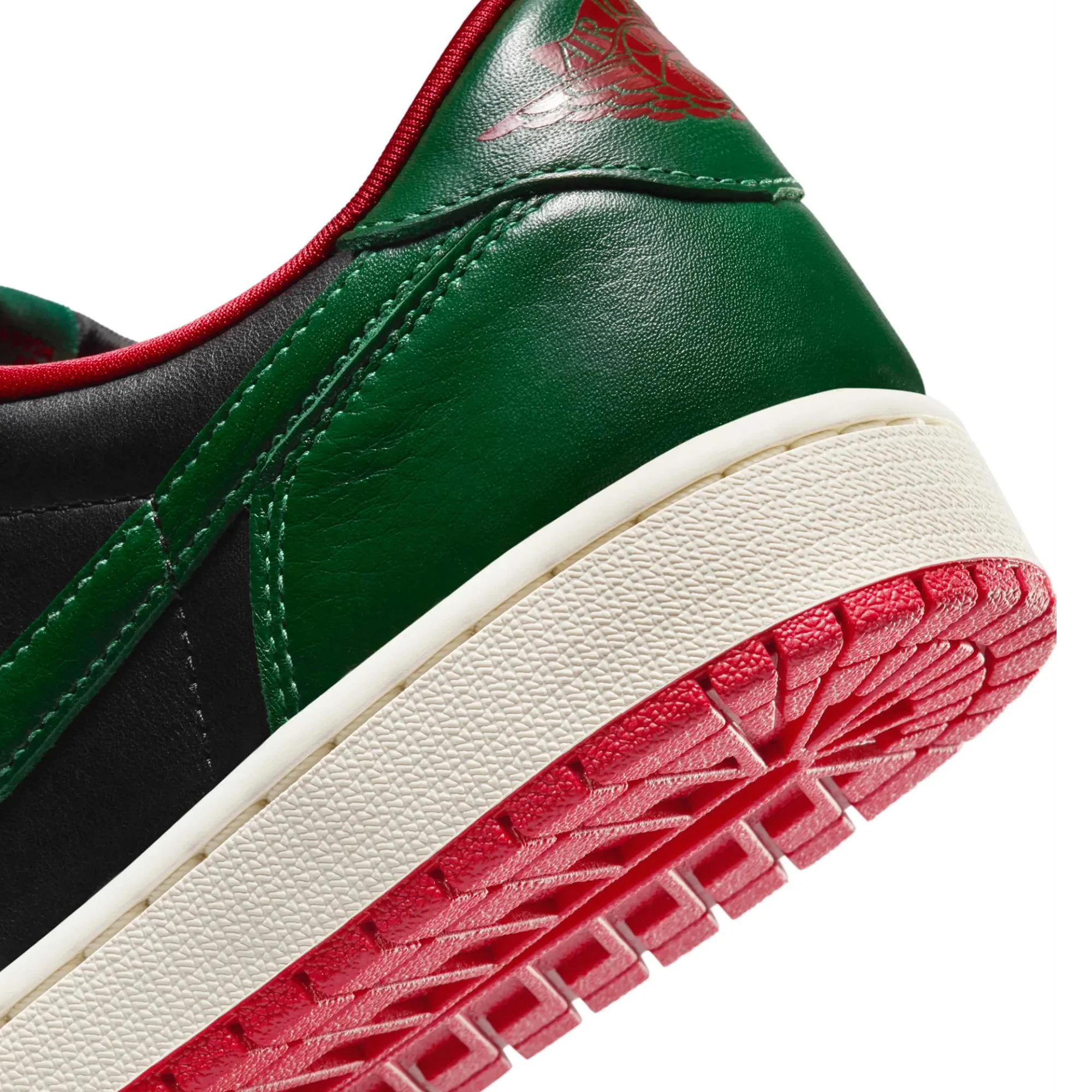 Air Jordan 1 Retro Low OG 'Gorge Green Varsity Red' Women's (2024) - Image 7