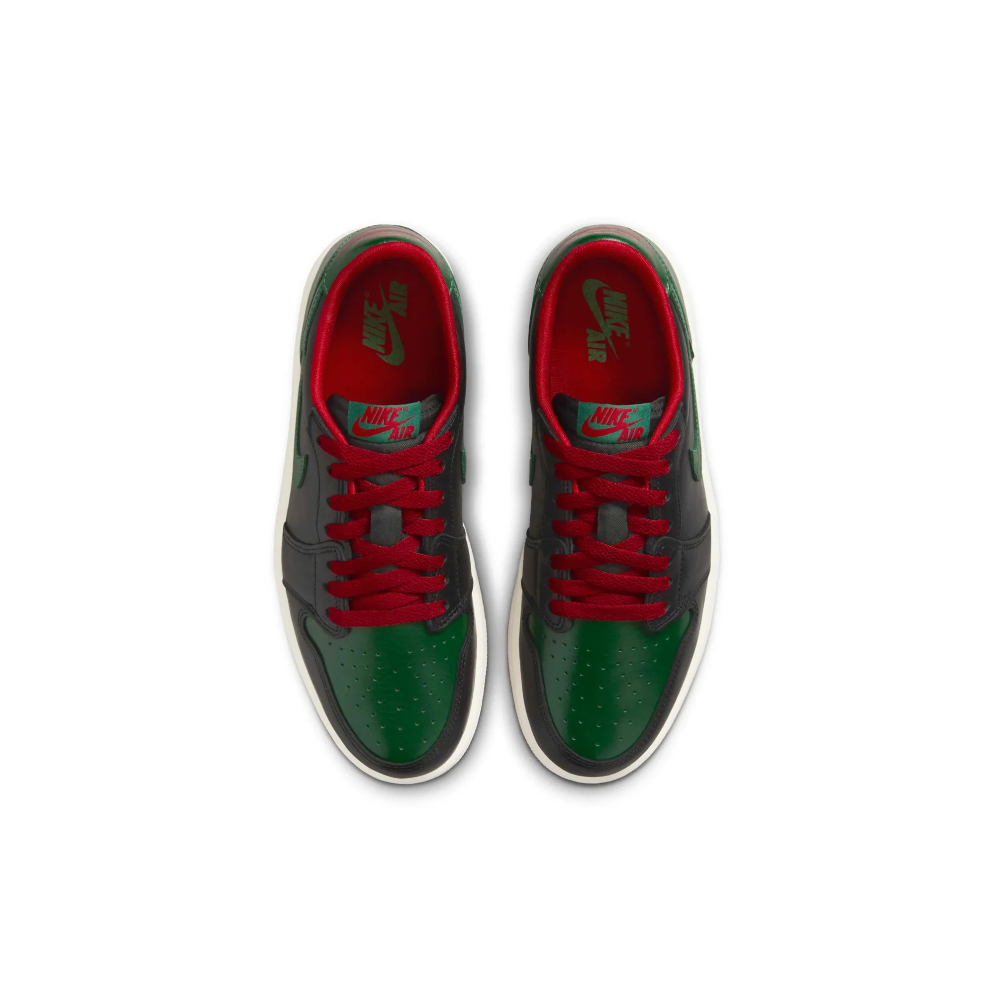 Air Jordan 1 Retro Low OG 'Gorge Green Varsity Red' Women's (2024) - Image 8
