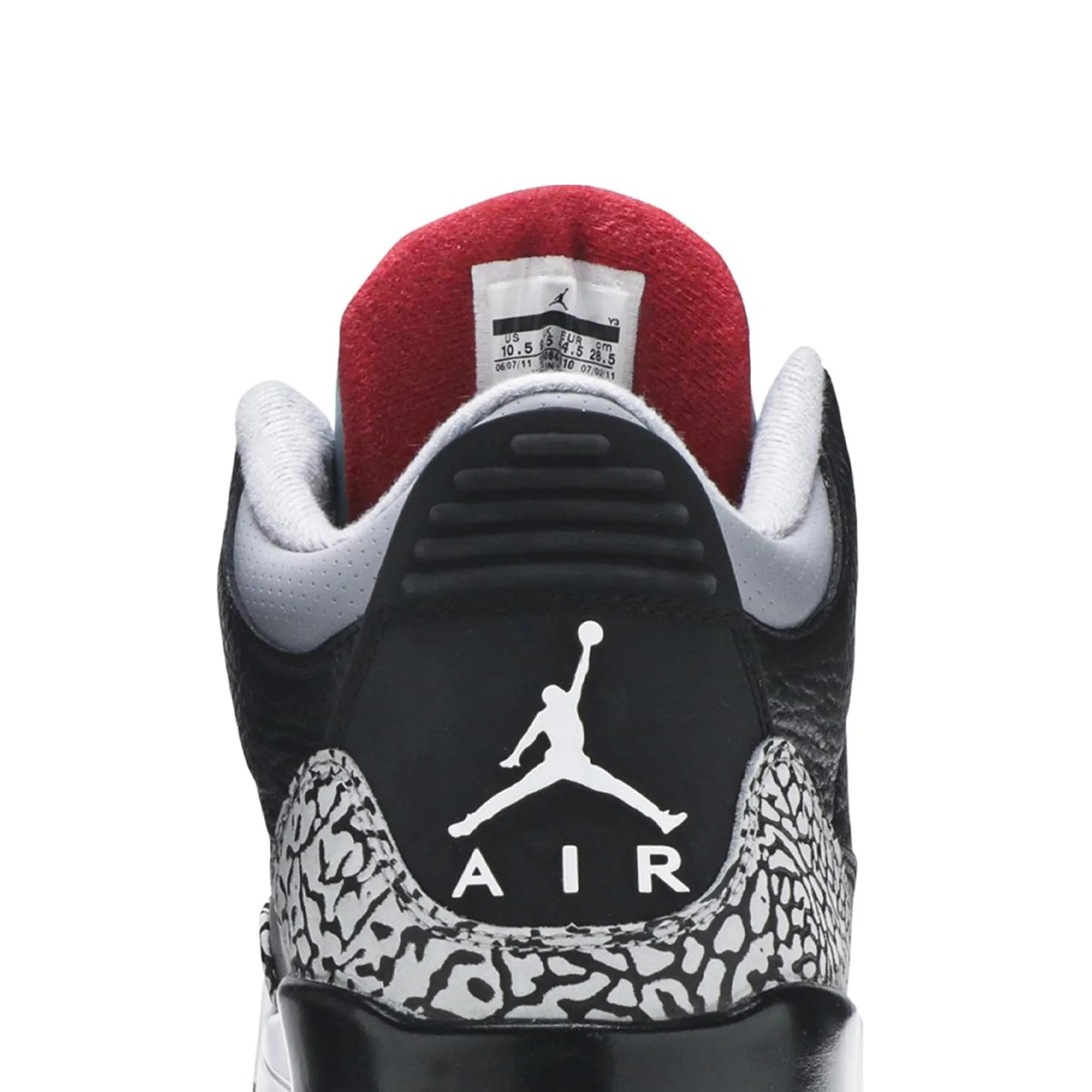 Air Jordan 3 Retro 'Black Cement' (2011) - Image 8