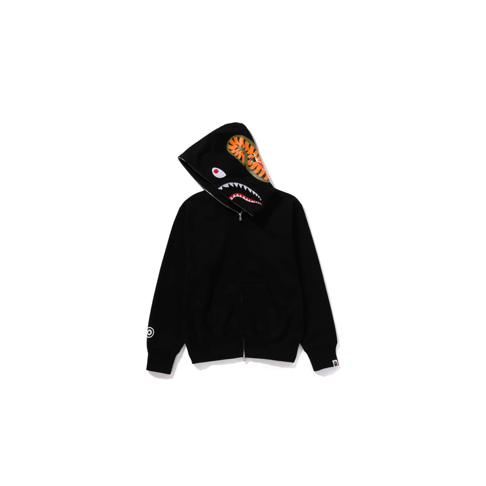 BAPE Tiger Full Zip Hoodie 'Black' - Image 2