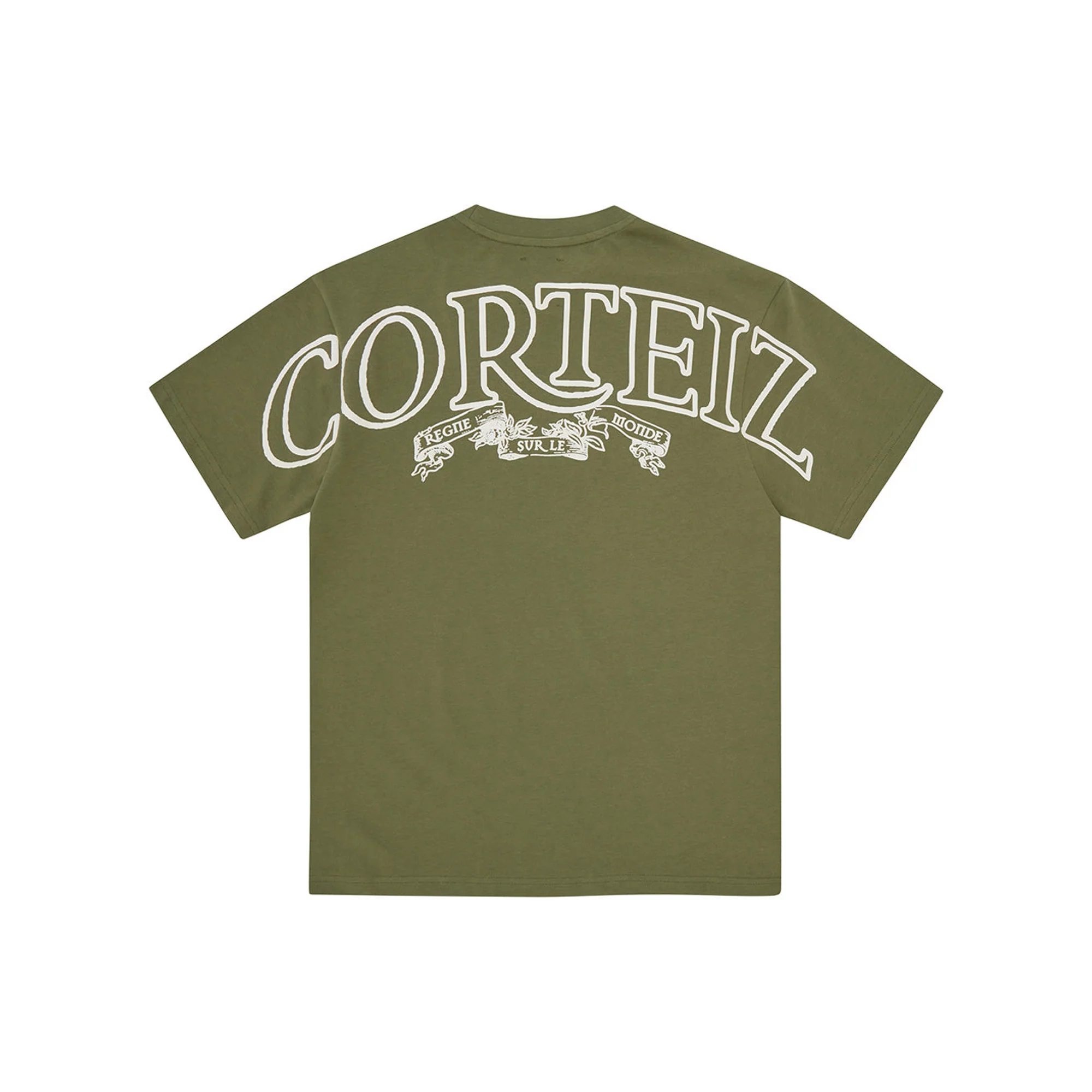 Corteiz Royale Heavyweight Tee 'Olive' (2024) - Image 2