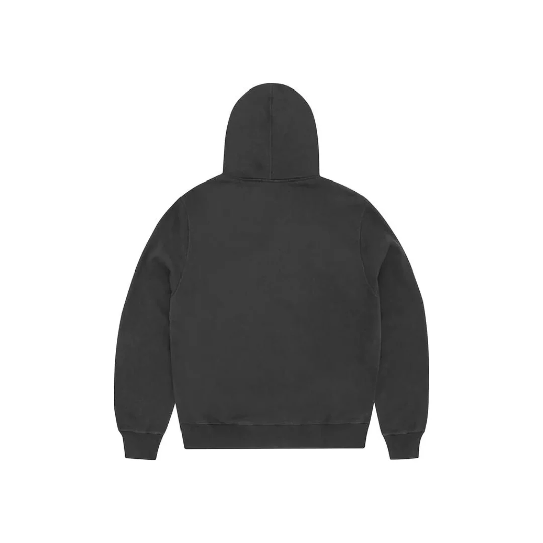 Corteiz Satin C Star Applique Hoodie 'Black' (2024) - Image 2