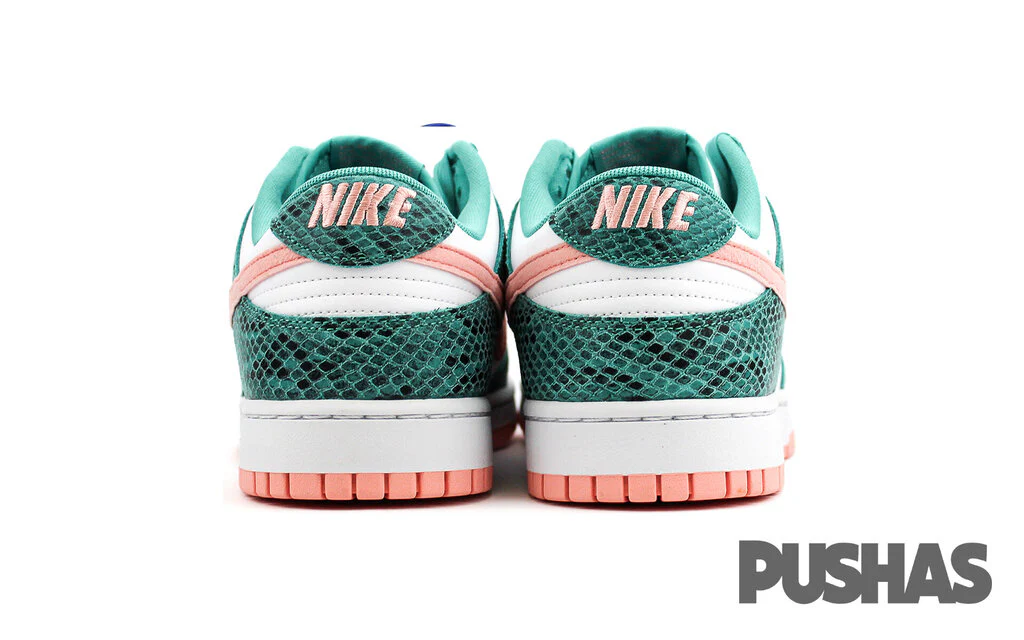 Dunk Low 'Snakeskin Washed Teal Bleached Coral' (2022) - Image 3