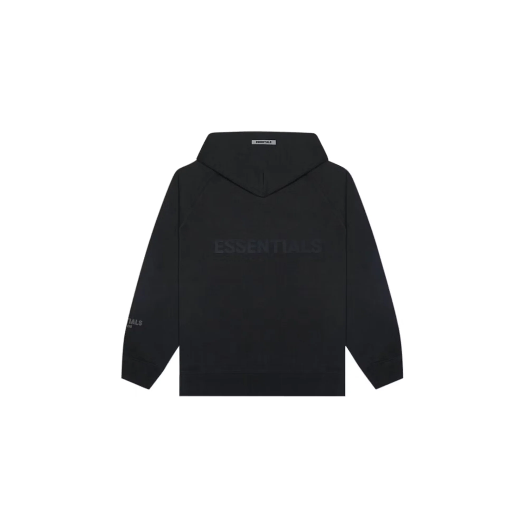 Fear of God Essentials Full Zip Up Hoodie Applique Logo 'Dark Slate / Stretch Limo / Black' (2020) - Image 2