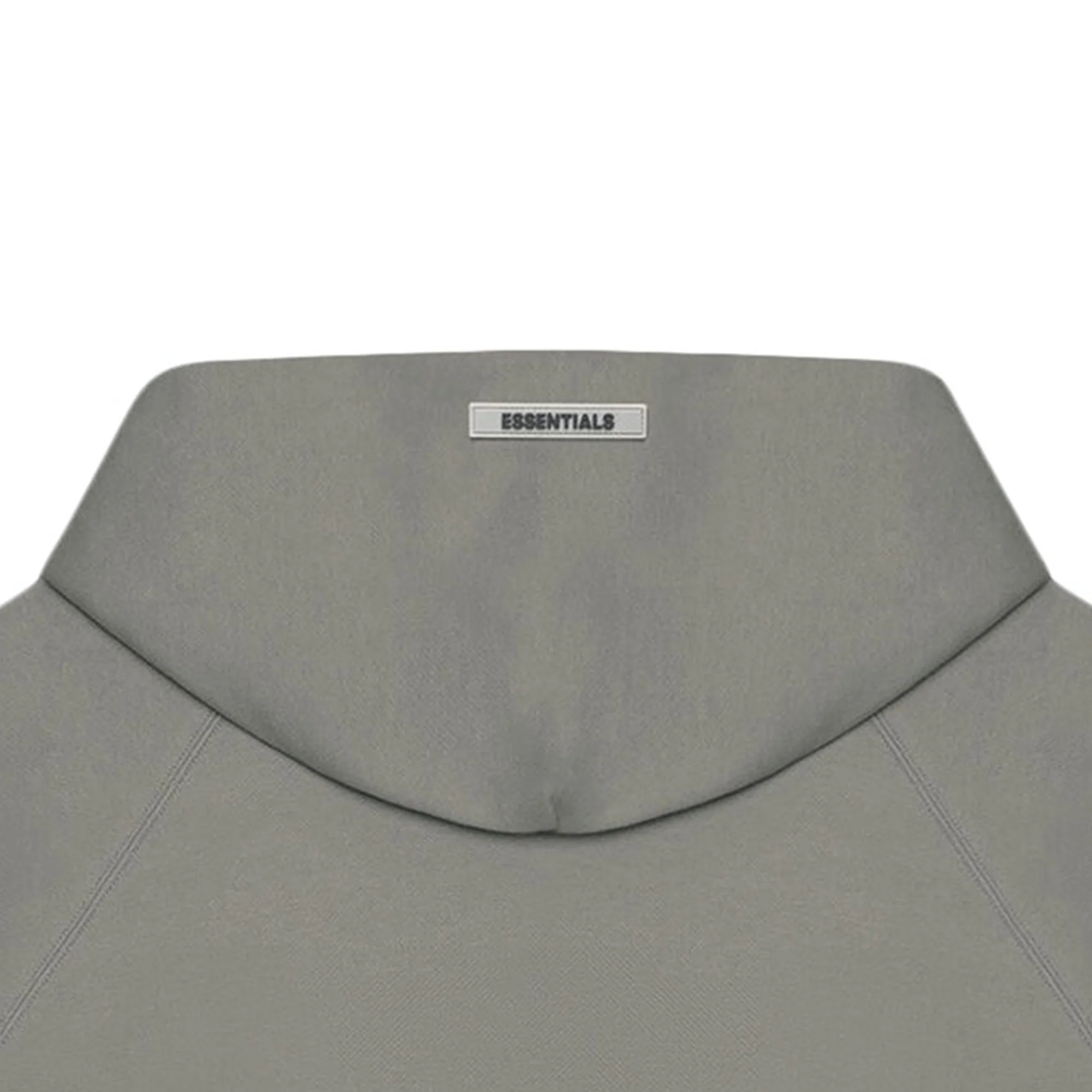 Fear of God Essentials Full Zip Up Hoodie Applique Logo 'Gray Flannel / Charcoal' (2020) - Image 3