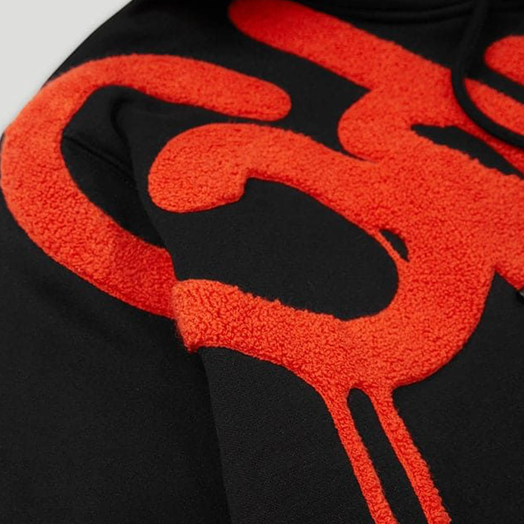 Geedup Handstyle Hoodie 'Black Burnt Orange' - Image 3