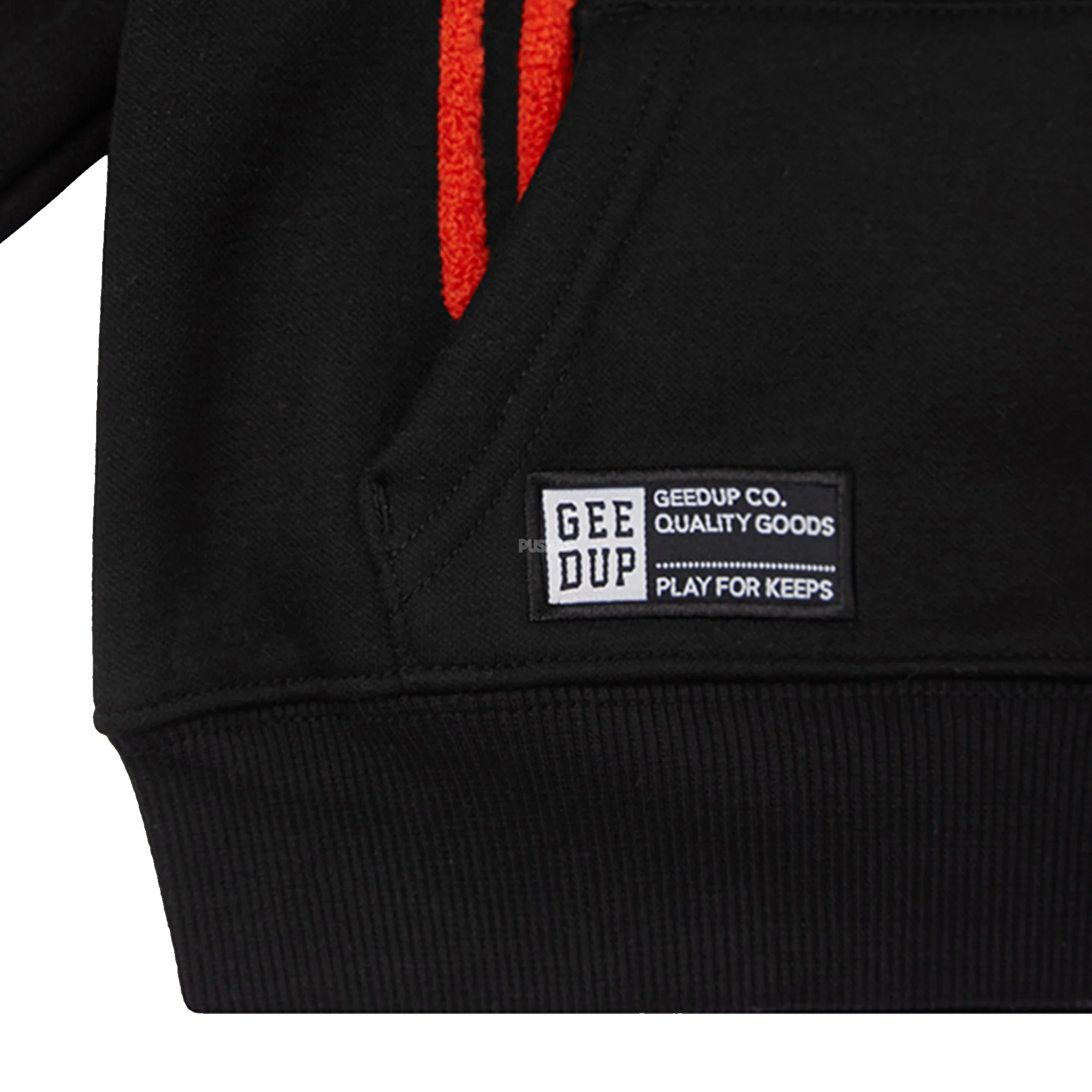 Geedup Handstyle Kids Tracksuit 'Black Burnt Orange' (2023) - Image 5