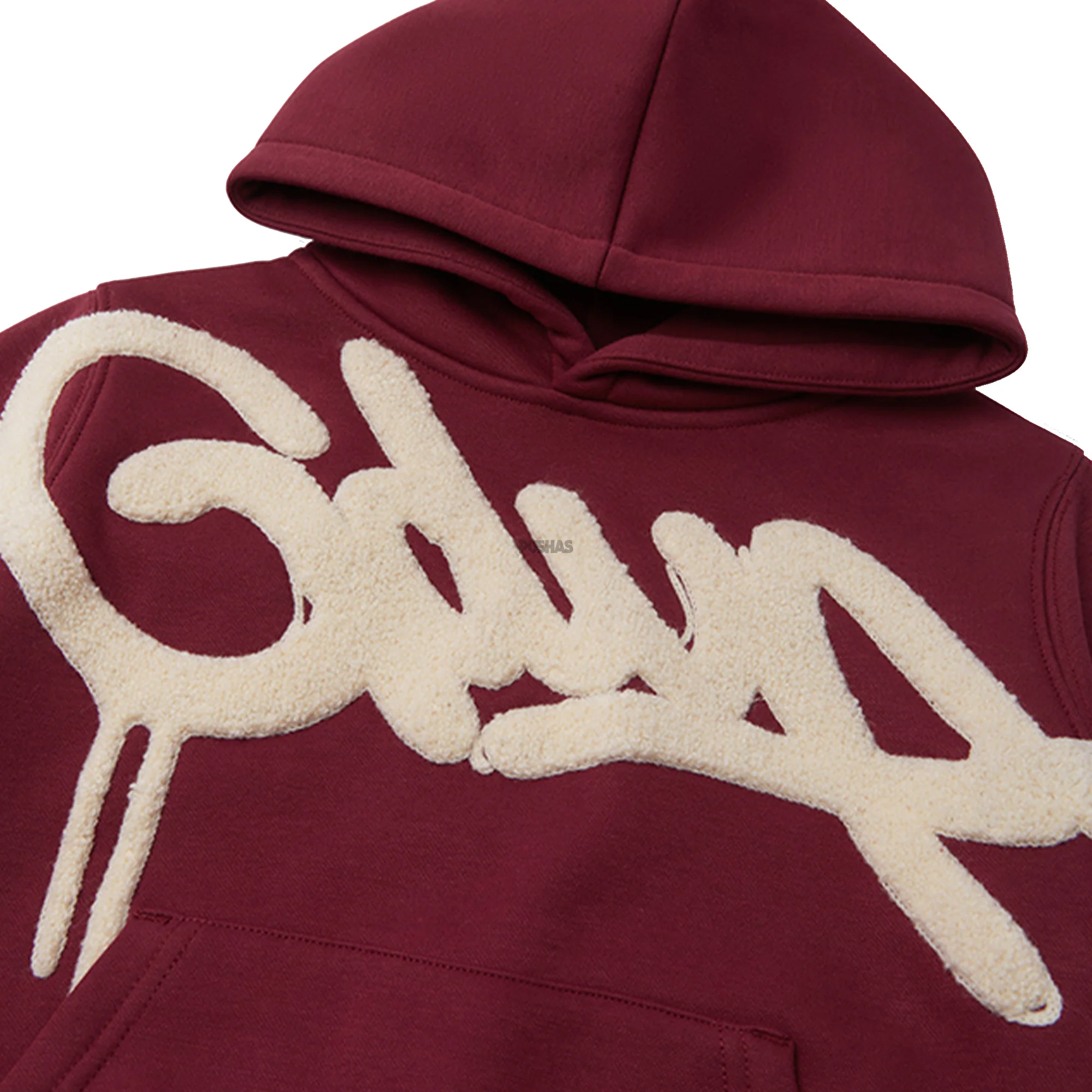 Geedup Handstyle Kids Tracksuit 'Maroon / Cream' (2024) - Image 3