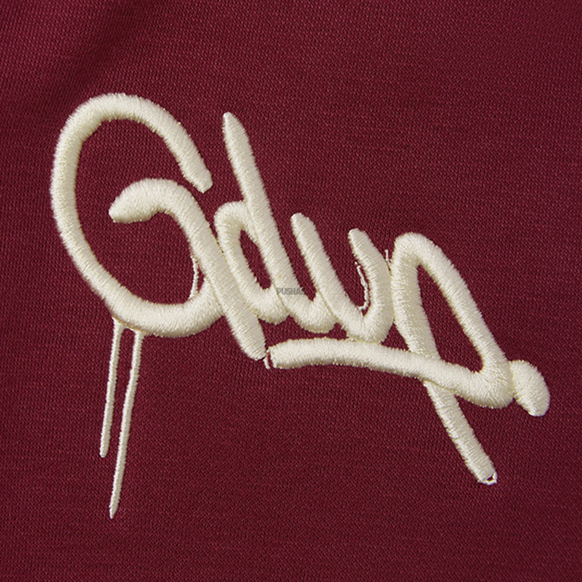 Geedup Handstyle Logo Trackpants 'Maroon / Cream' (2024) - Image 3