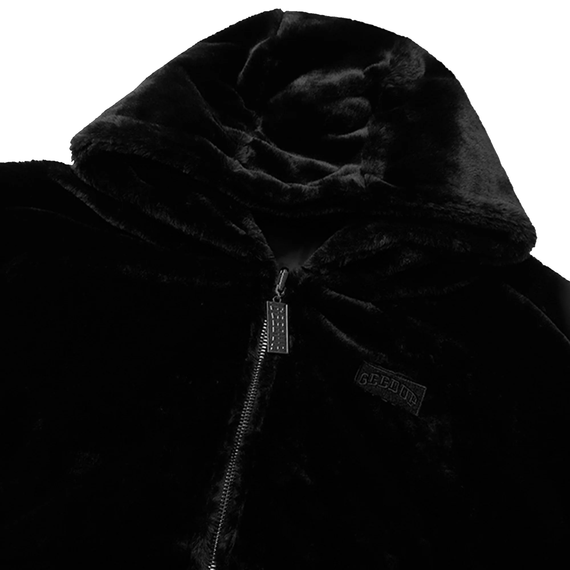 Geedup Handstyle / Team Logo Fur Jacket 'Black' (2024) - Image 3