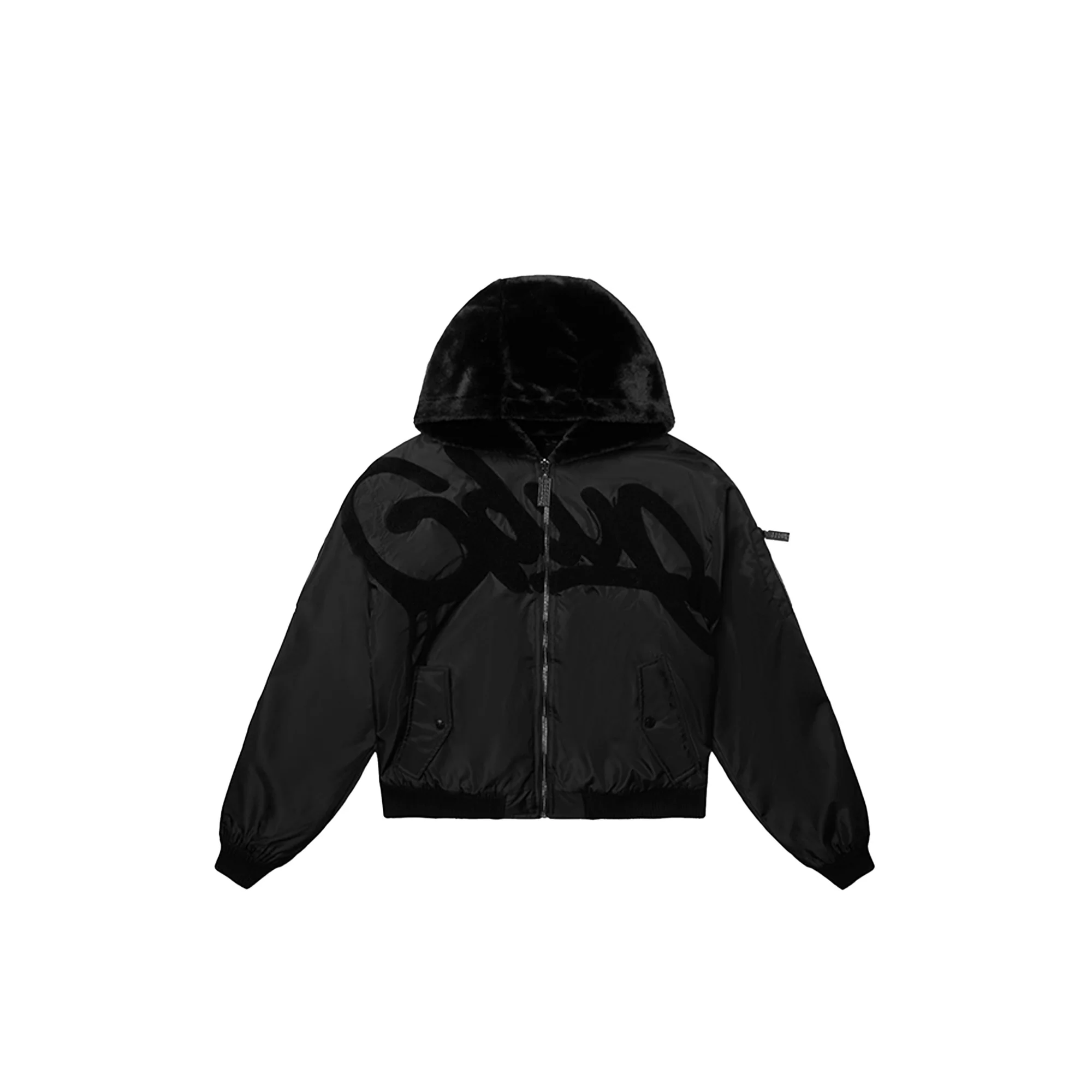 Geedup Handstyle / Team Logo Fur Jacket 'Black' (2024) - Image 4