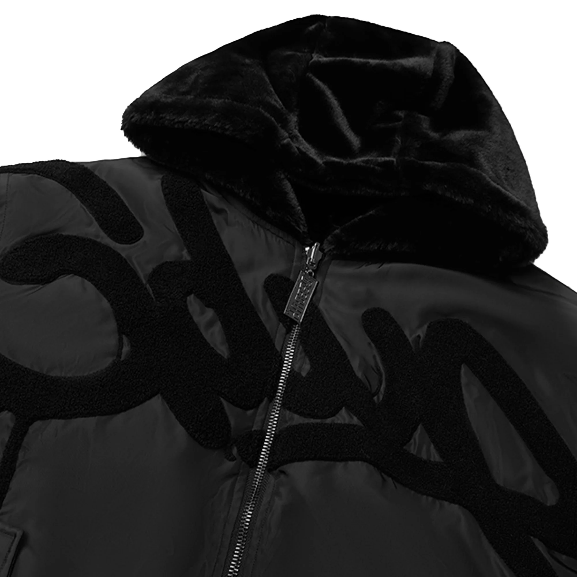Geedup Handstyle / Team Logo Fur Jacket 'Black' (2024) - Image 6