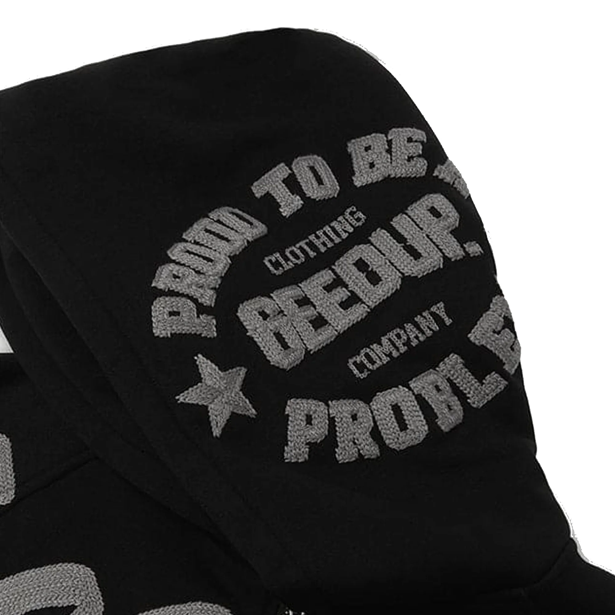 Geedup Multi-Logo Zip Jacket 'Black / Grey' - Image 4