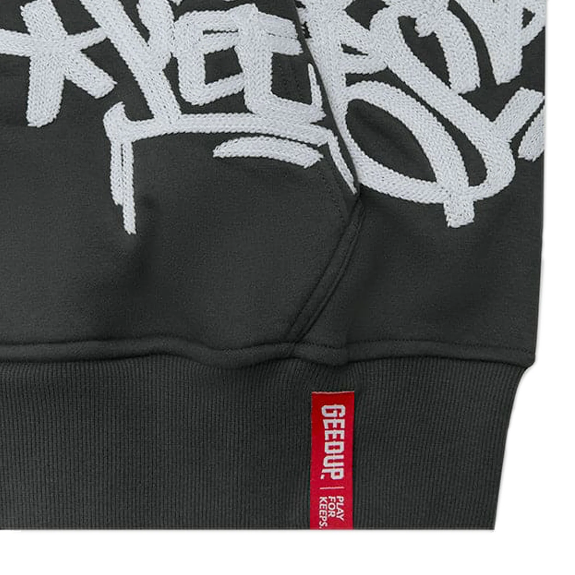 Geedup Multi-Logo Zip Jacket 'Charcoal / White' (2024) - Image 6