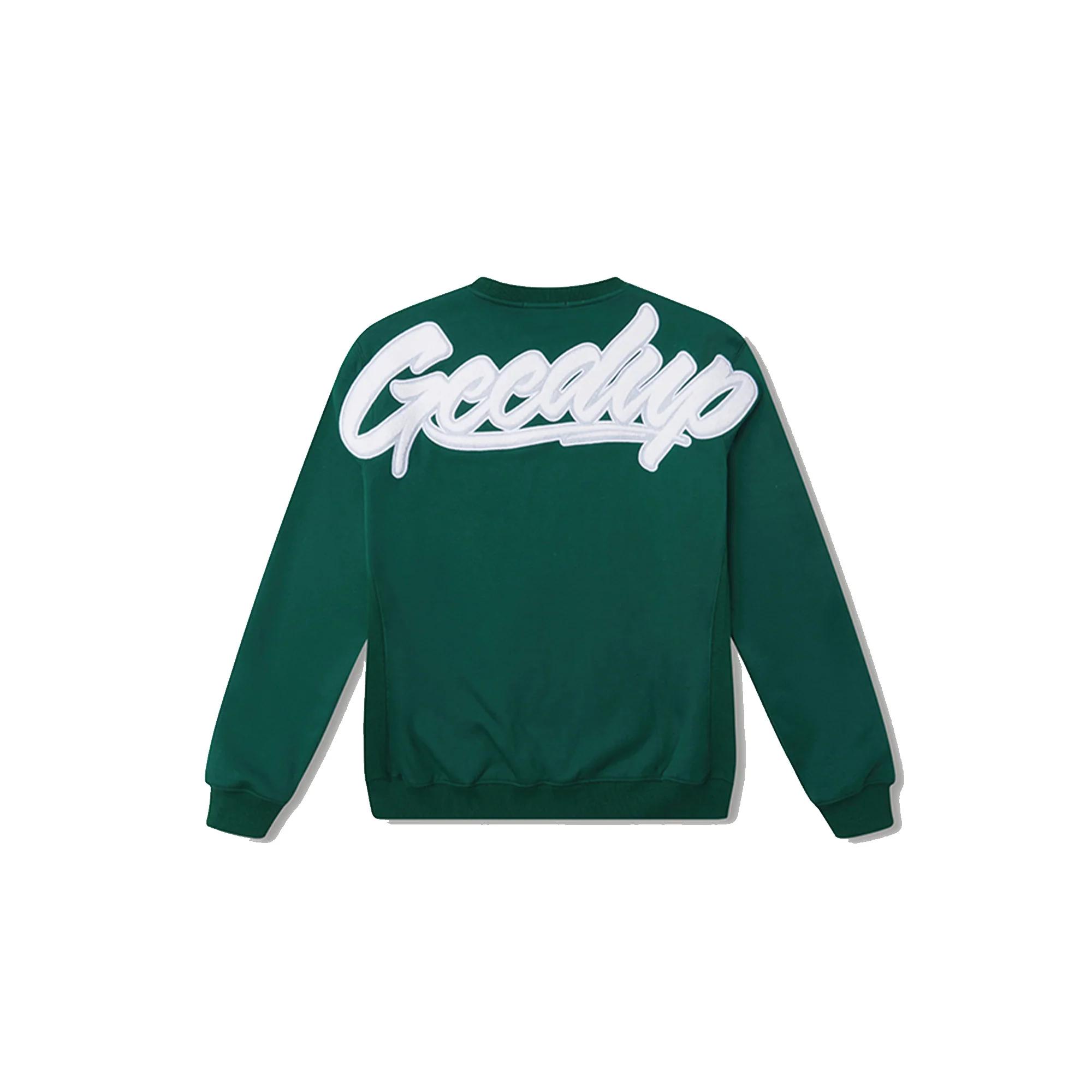 Geedup OS Script Crewneck 'Forest Green / White' - Image 2