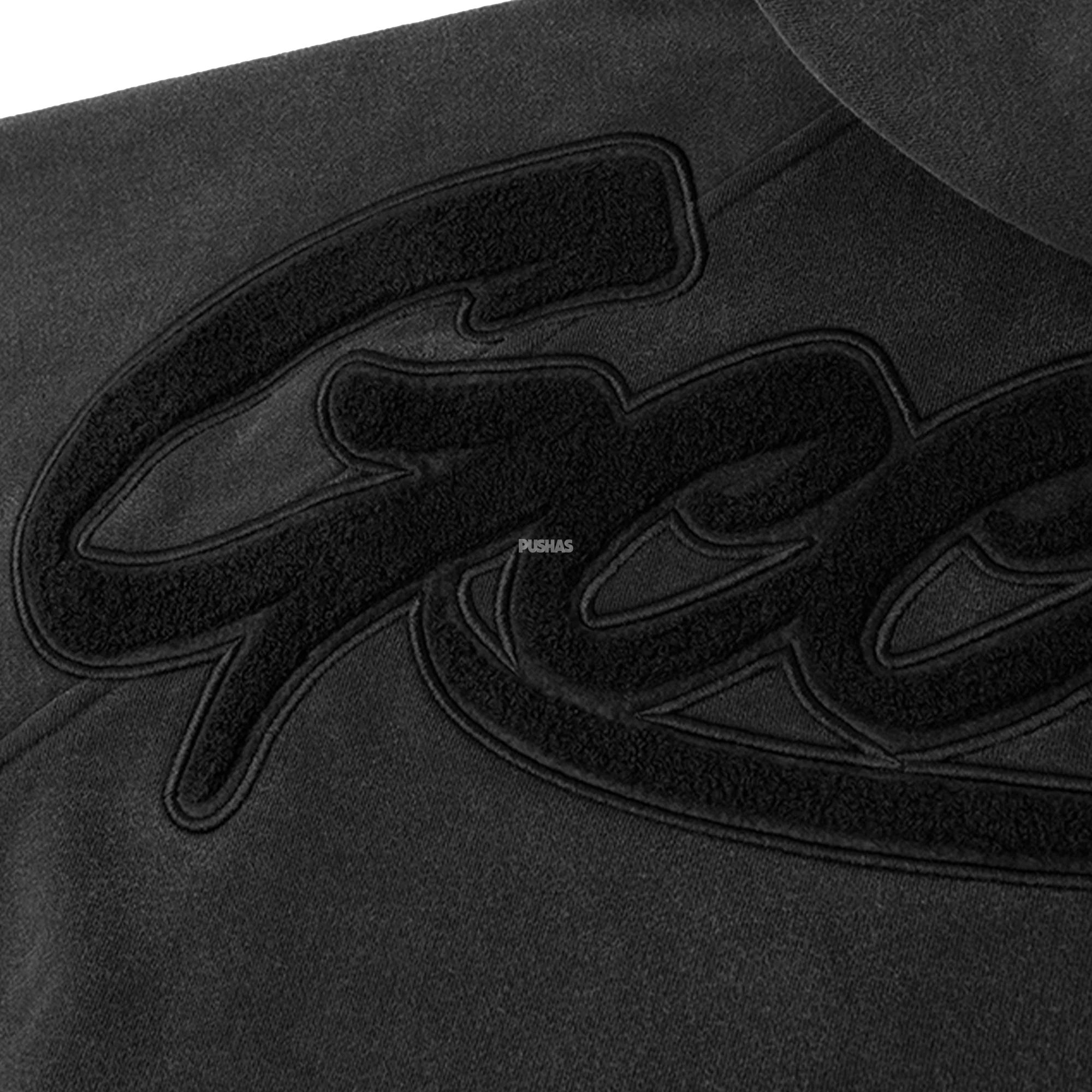 Geedup OS Script Hoodie 'Vintage Washed Black' (2024) - Image 4