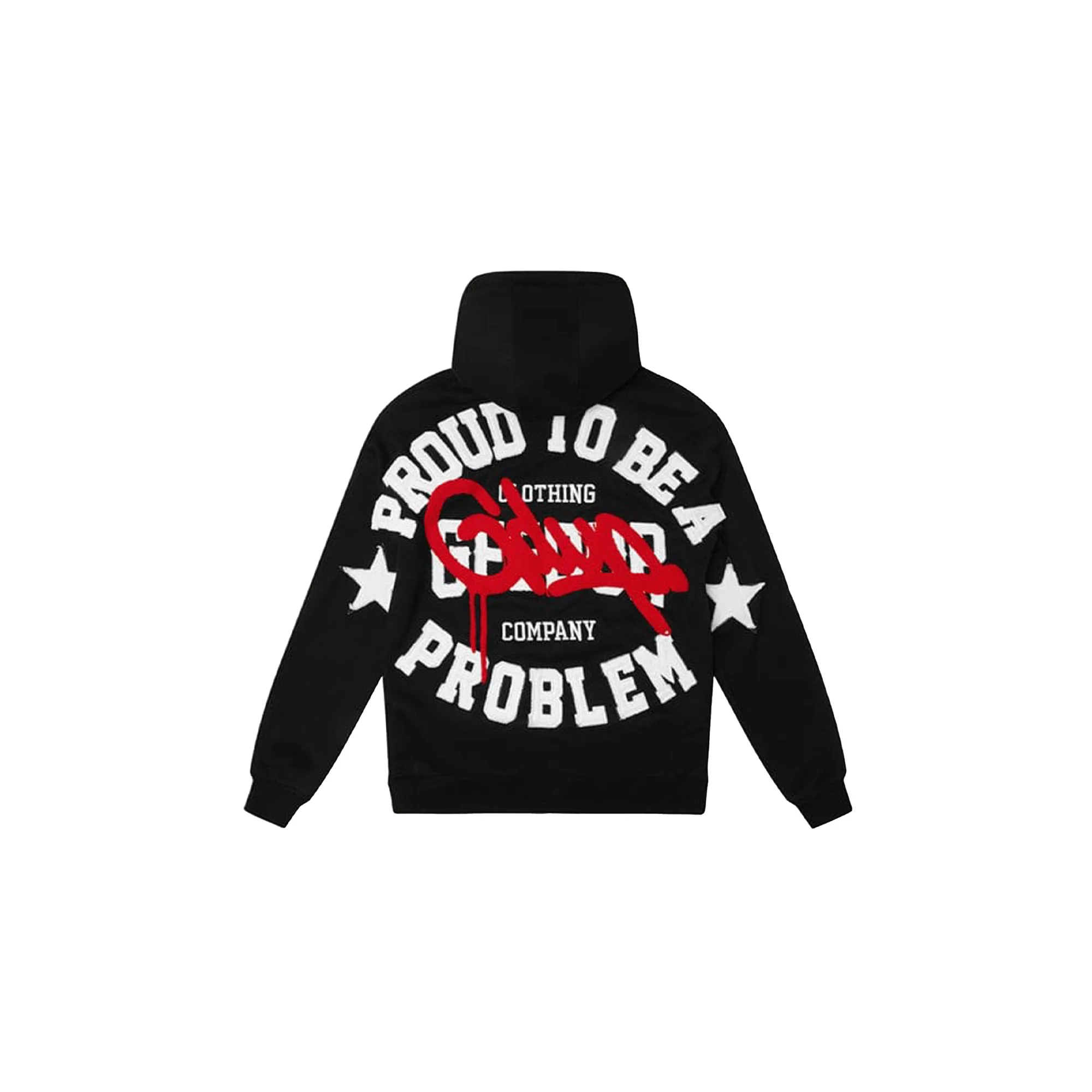 Geedup Proud To Be A Problem Hoodie 'Black / Red' (2024) - Image 2