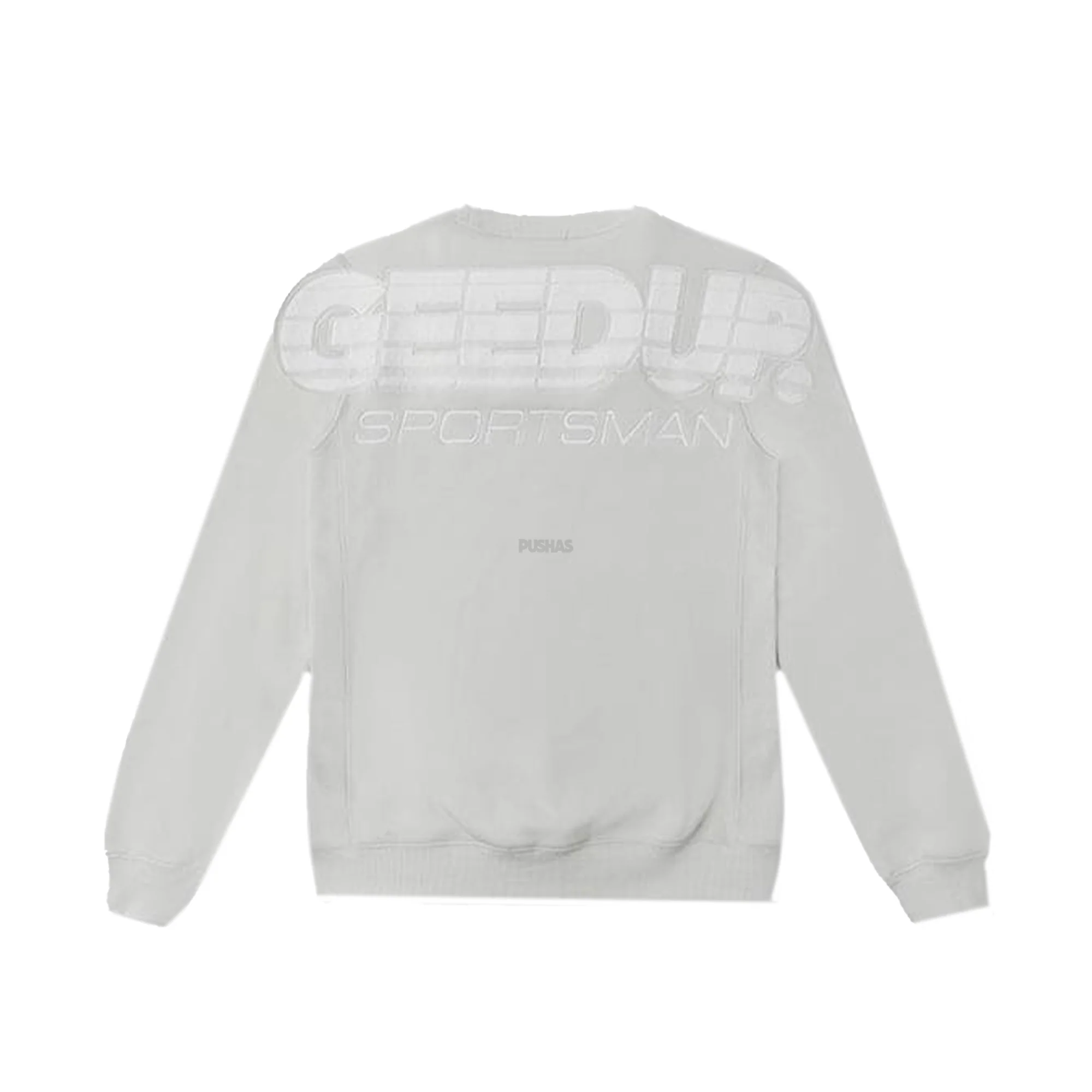 Geedup Sportsman Crewneck 'Ice Grey / White' - Image 2