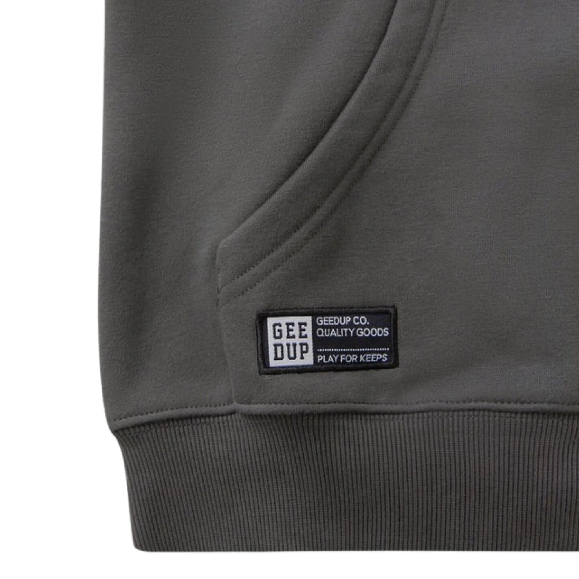 Geedup Team Logo Hoodie 'Asphalt Grey' - Image 3