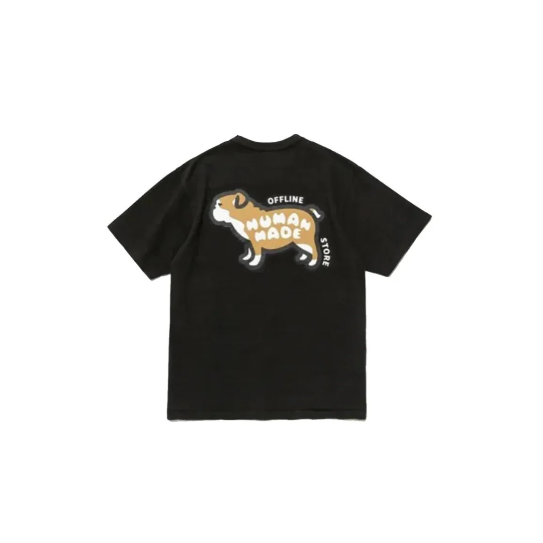 Human Made Pocket T-Shirt Offline Dog 'Black' - Image 2