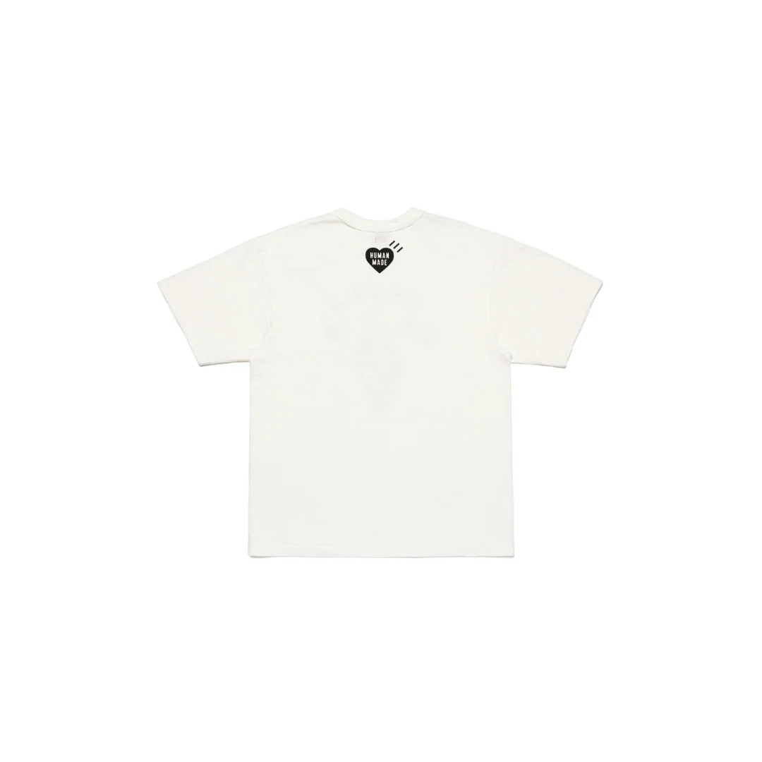 Human Made Tiger Illustration Graphic T-Shirt 'White' - Image 2