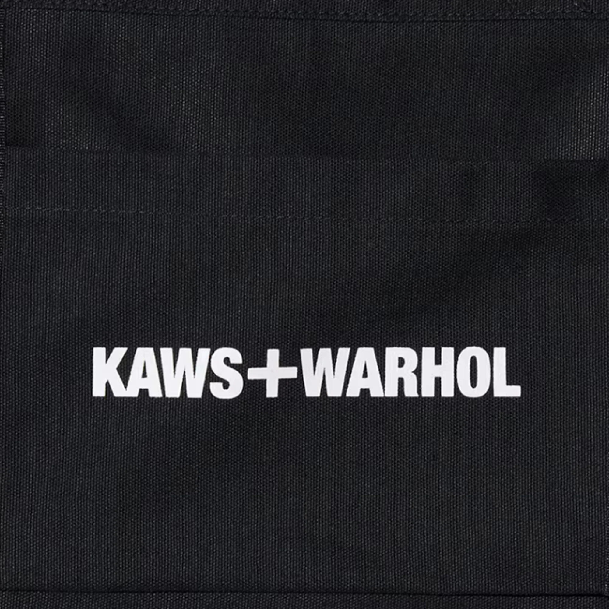 KAWS x Uniqlo Warhol 2Way Tote Bag 'Black' (2024) - Image 3