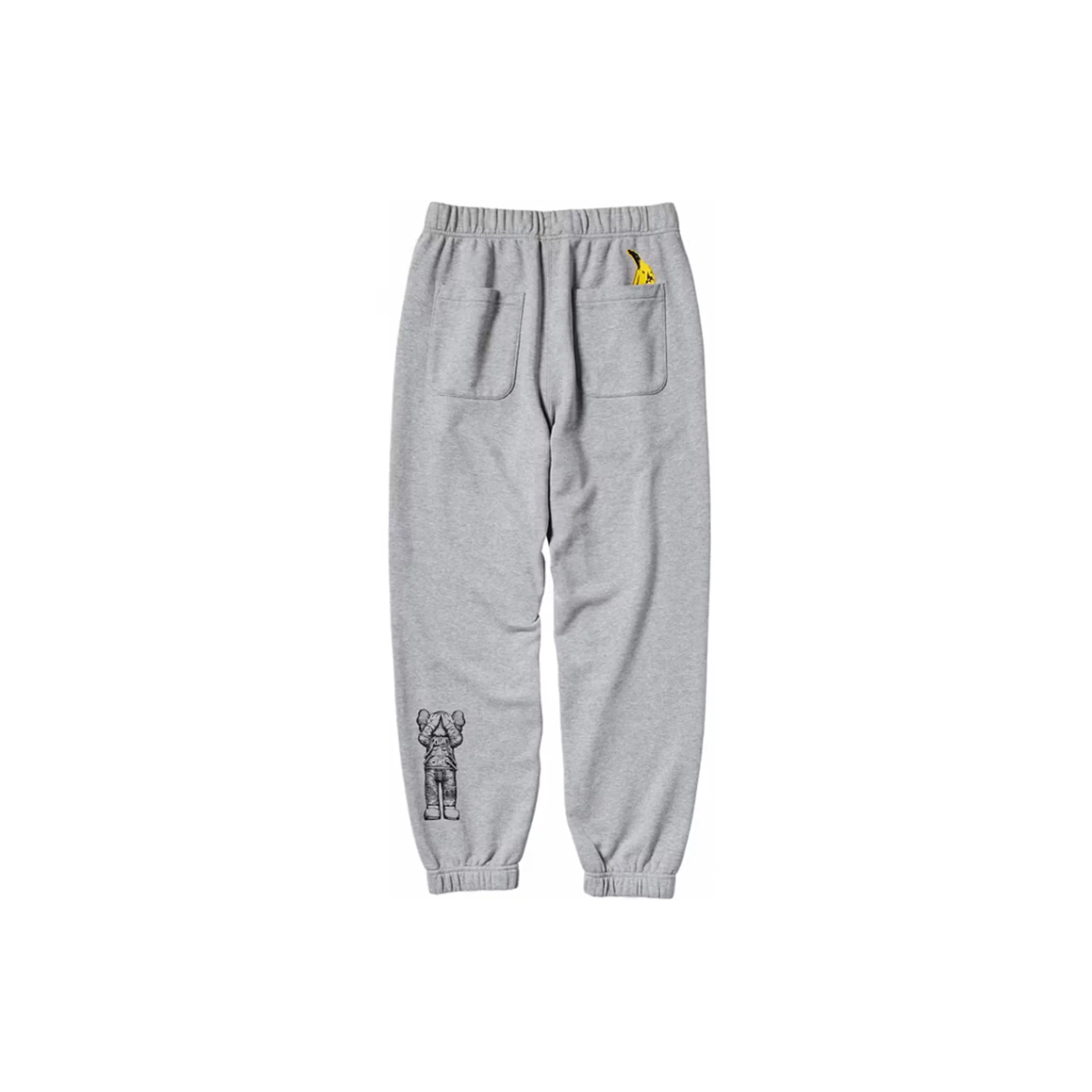 KAWS x Uniqlo Warhol 473557 Sweatpants 'Gray' (2024) - Image 2