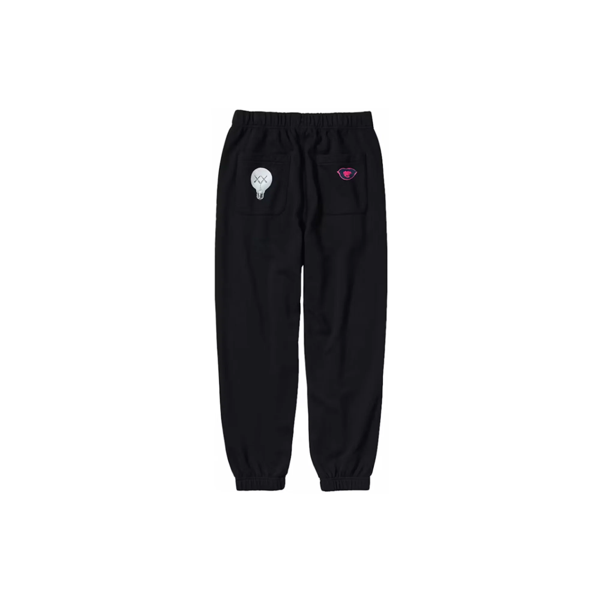 KAWS x Uniqlo Warhol 476120 Sweatpants 'Black' (2024) - Image 2