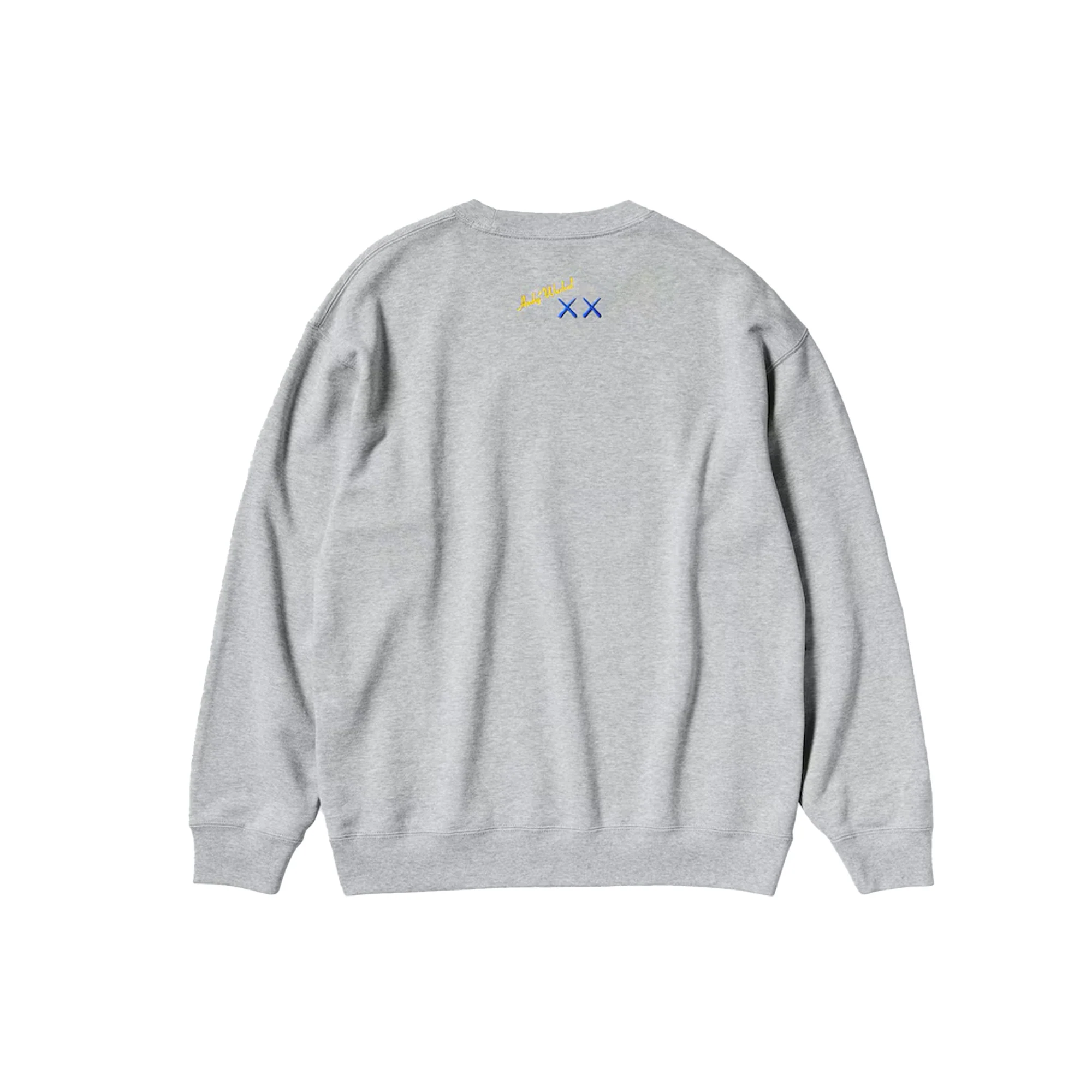 KAWS x Uniqlo Warhol Graphic 472951 Sweatshirt 'Gray' (2024) - Image 2