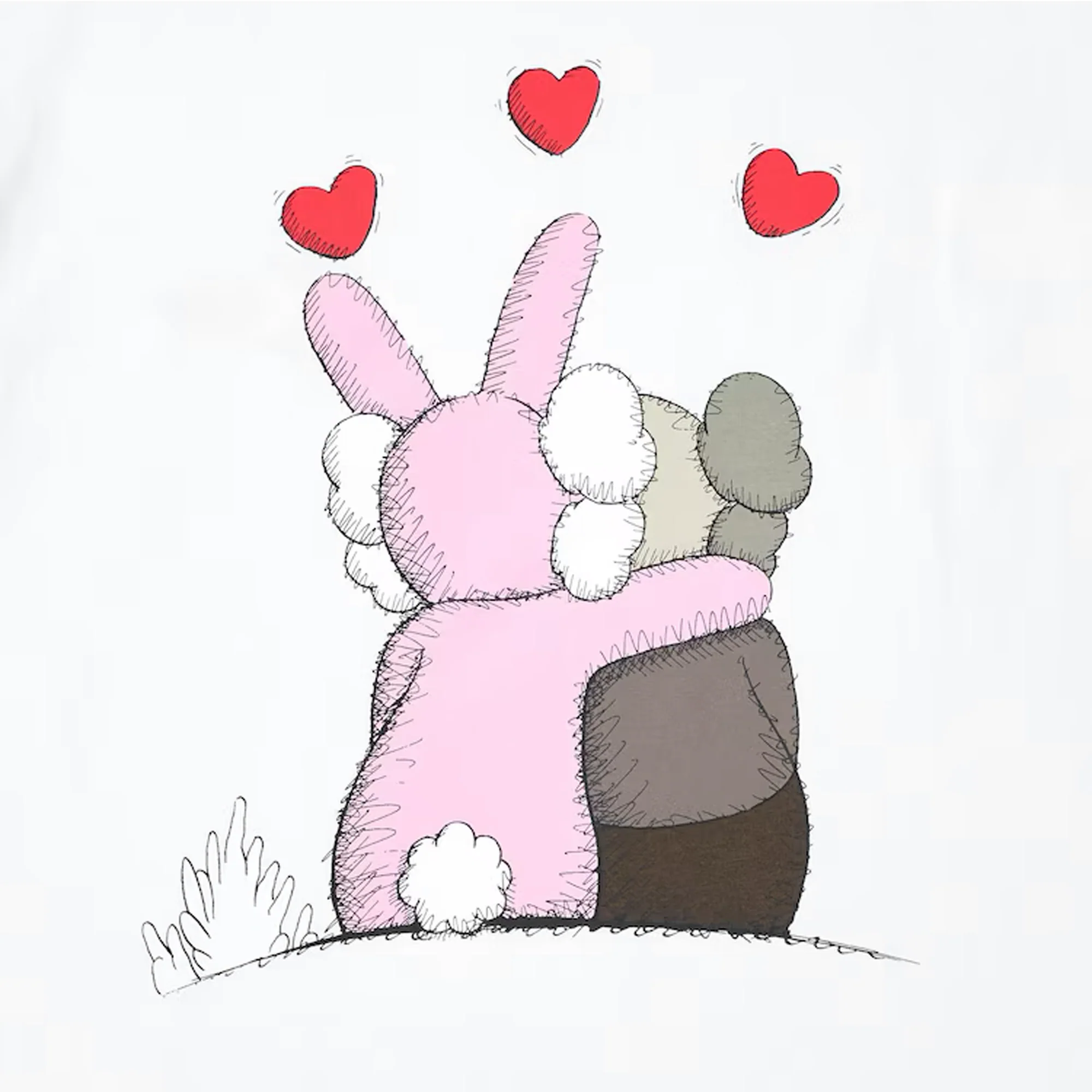 KAWS x Uniqlo Warhol UT Graphic 476350 T-shirt 'White' (2024) - Image 3