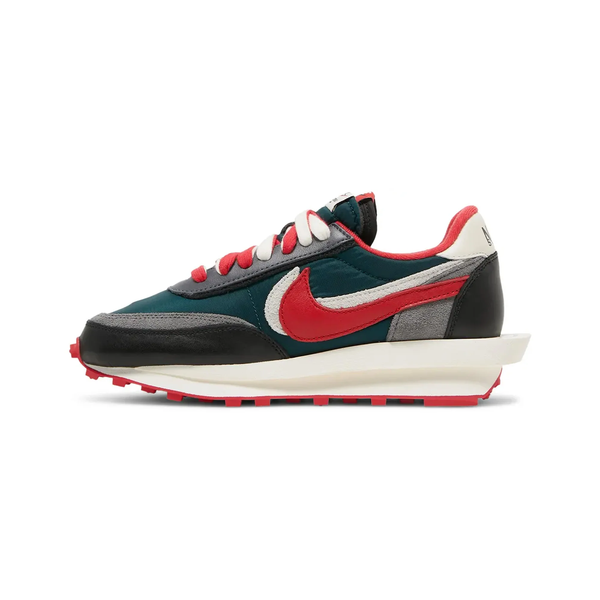 Nike LDWaffle x Sacai x Undercover 'Midnight Spruce University Red' - Image 3