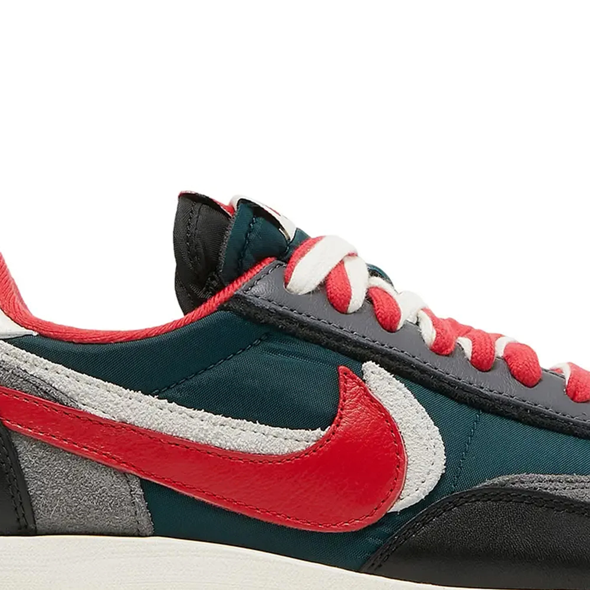 Nike LDWaffle x Sacai x Undercover 'Midnight Spruce University Red' - Image 6