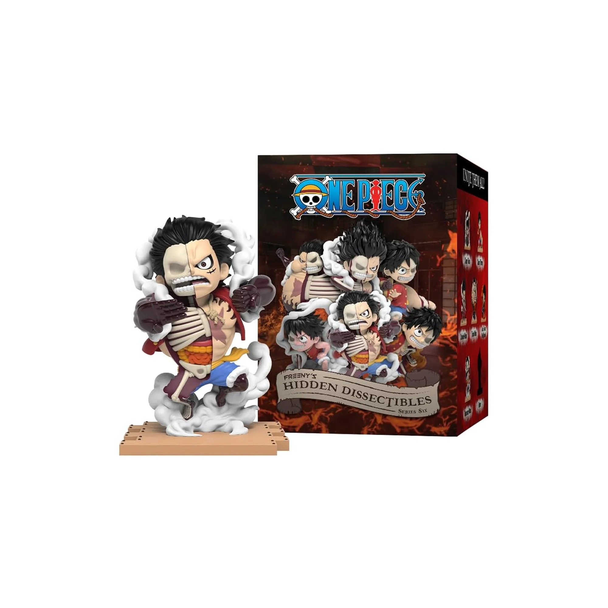Mighty Jaxx Freeny's Hidden Dissectibles: One Piece (Luffy’s Gears Edition) (6 Blind Boxes) - Image 4