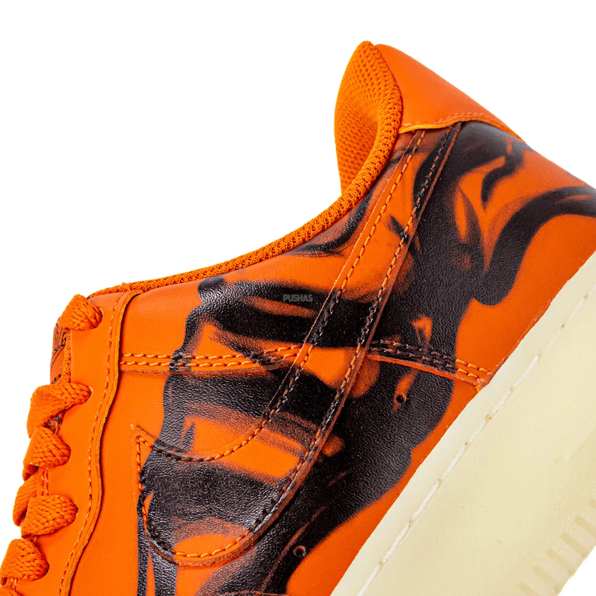 Nike Air Force 1 Low 'Orange Skeleton Halloween' (2020) - Image 8