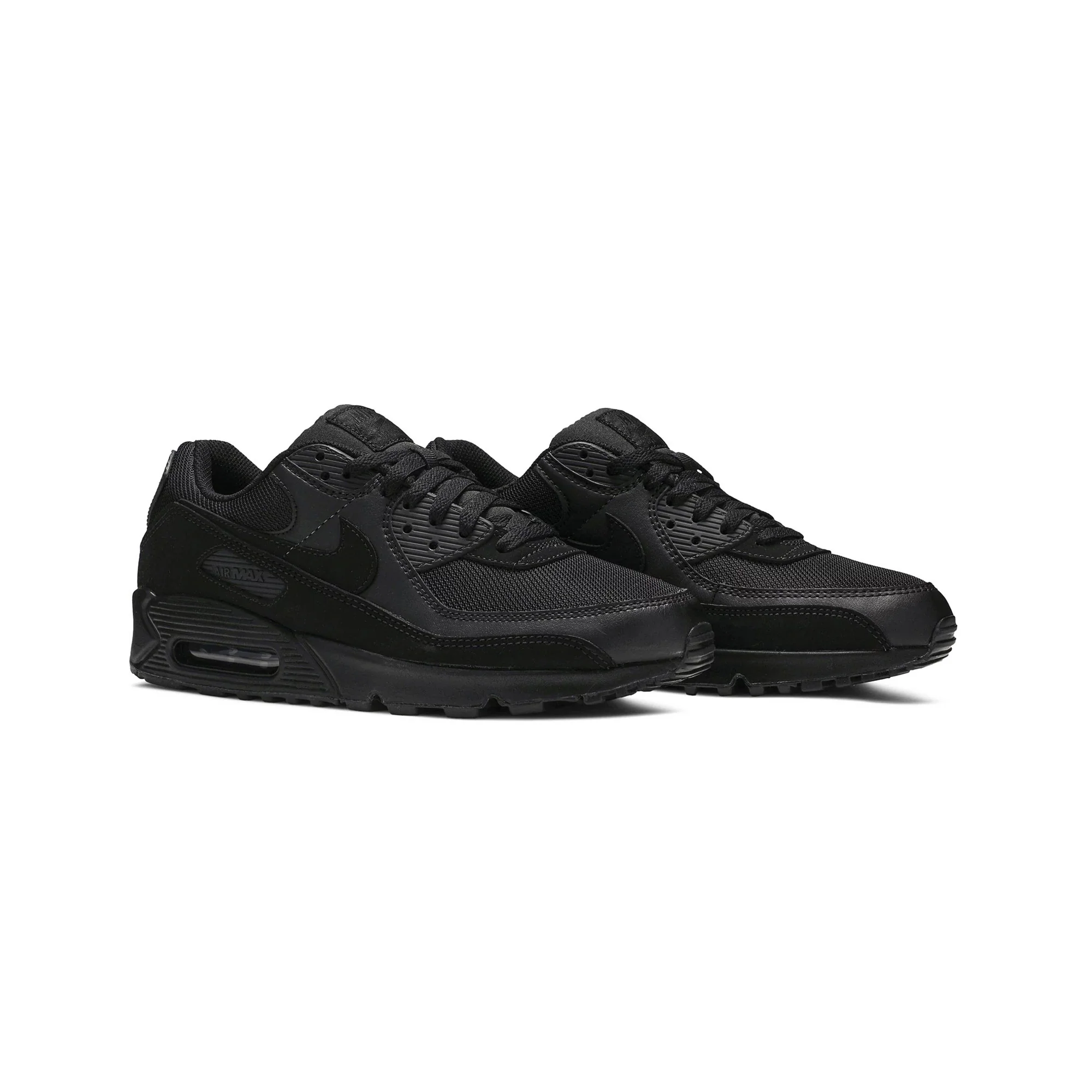 Nike Air Max 90 Recraft 'Triple Black' (2020) - Image 2